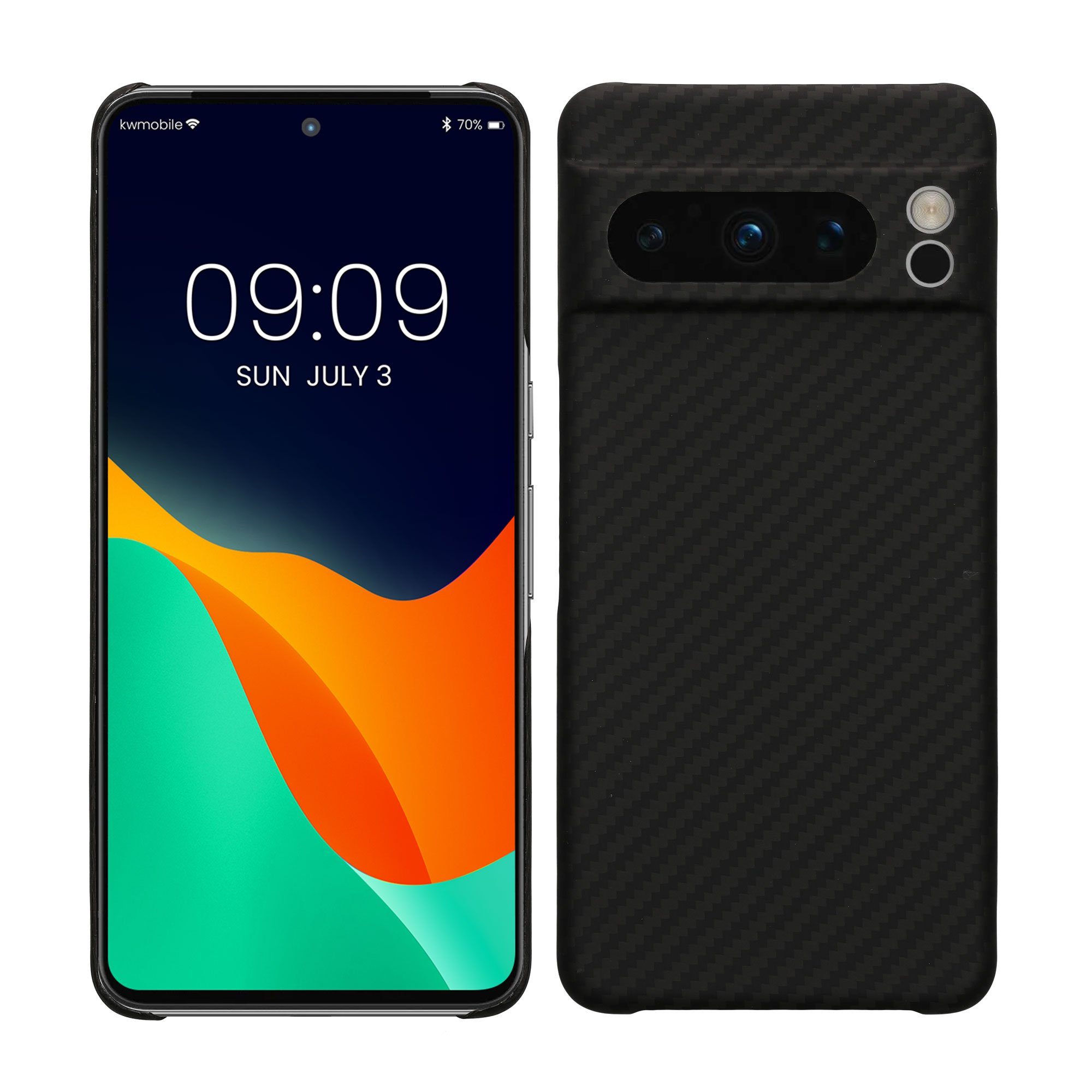 kalibri Handyhülle Hülle für Google Pixel 8 Pro, Aramid Handy Schutzhülle - Smartphone Cover Case