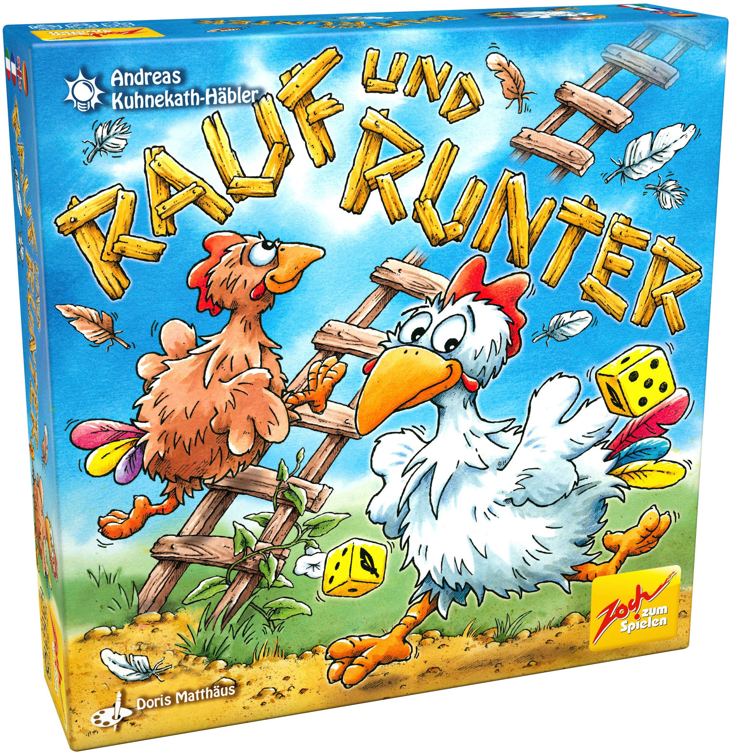 Zoch Spiel Rauf und runter, Familienspiel, Made in Germany