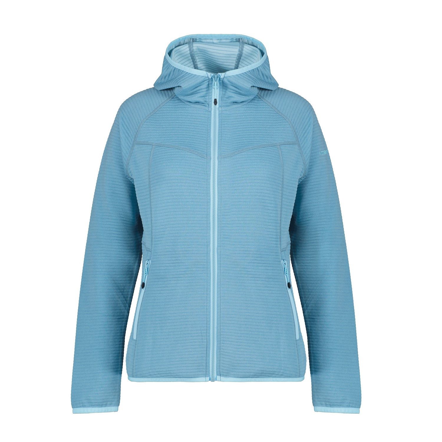 Icepeak Strickfleecejacke Midlayer Berryville mit Kapuze