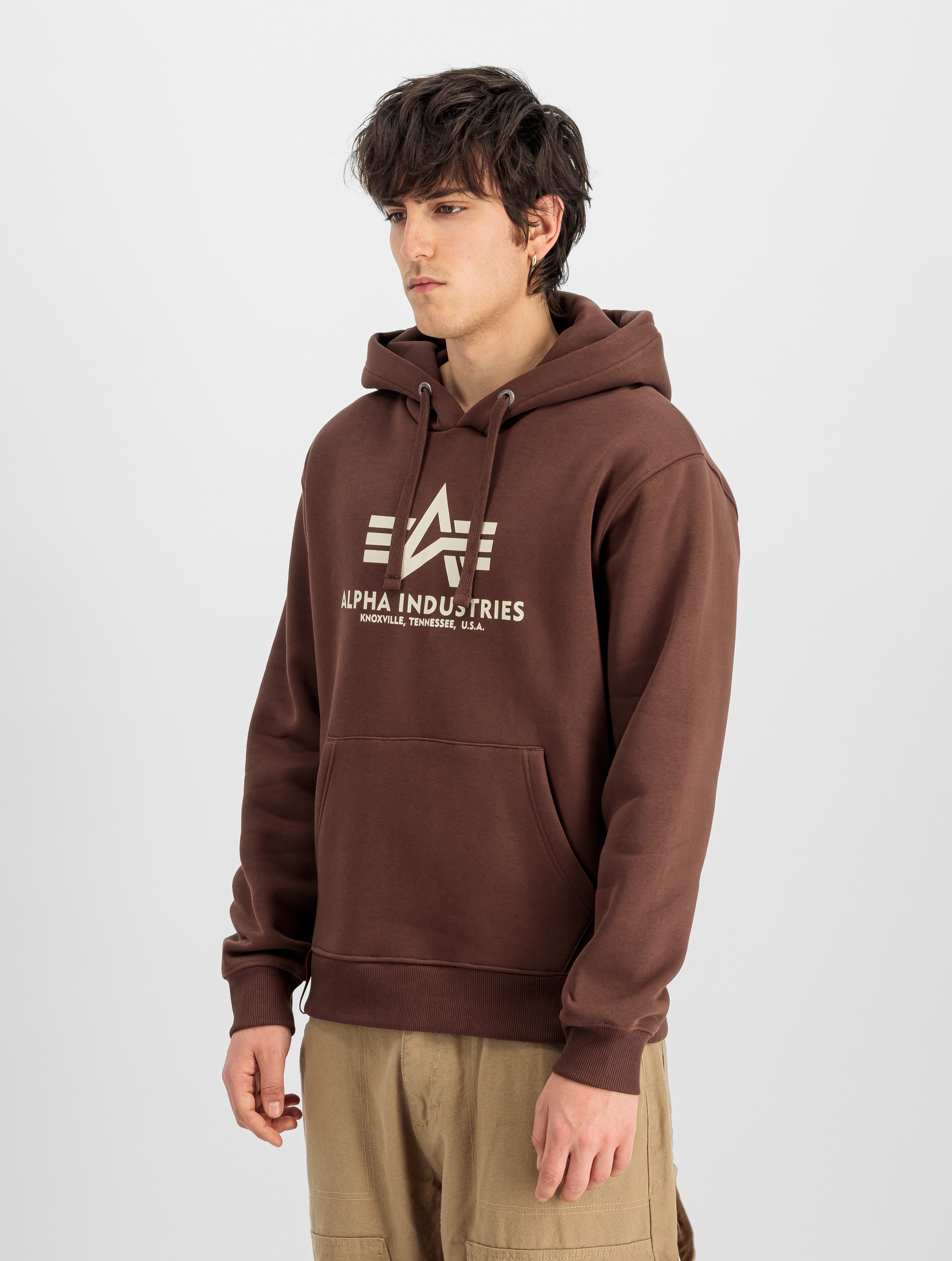 Alpha Industries Kapuzensweatshirt Basic Hoody Baumwollmischung, regular fit