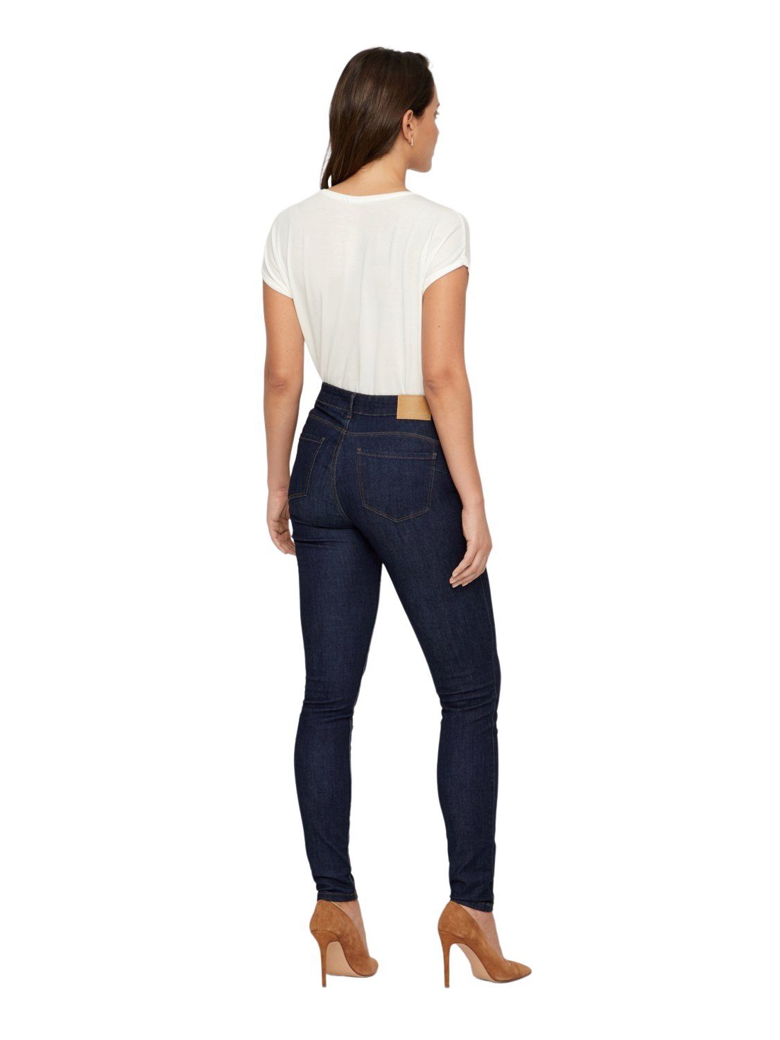 Vero Moda NW SHAPE Stretch S VMSEVEN VI500 JEANS mit Jeanshose UP Skinny-fit-Jeans