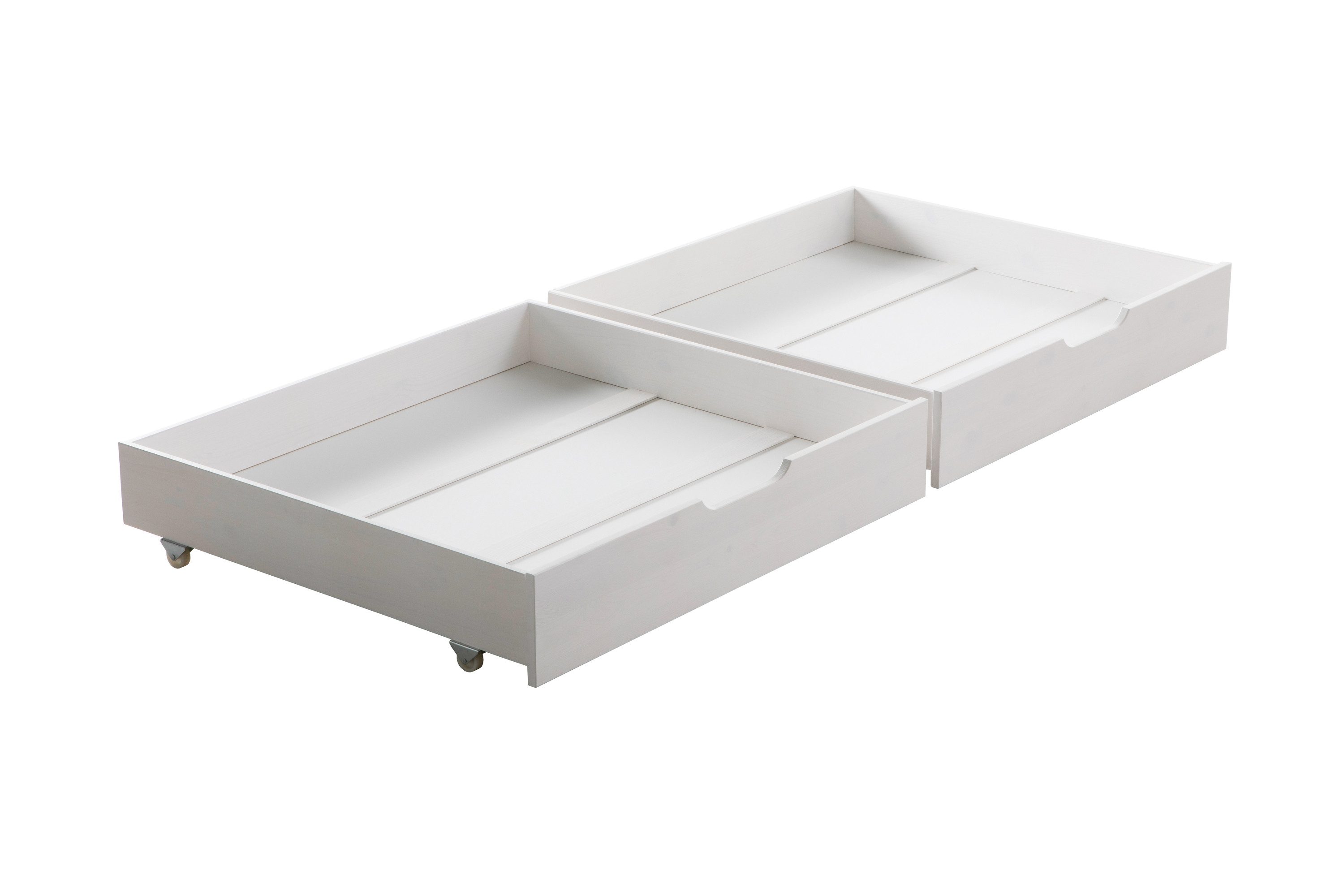 Ticaa Bettschubkasten Schubkasten Set / Zusatzbett, Zusatzbett inkl. Rollro günstig online kaufen