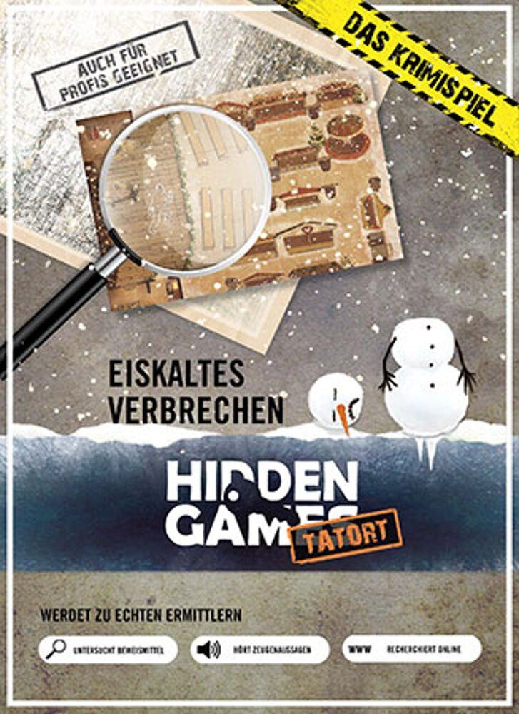 Pegasus Spiele Spiel Hidden Games Tatort: Eiskaltes Verbrechen (6.Fall)