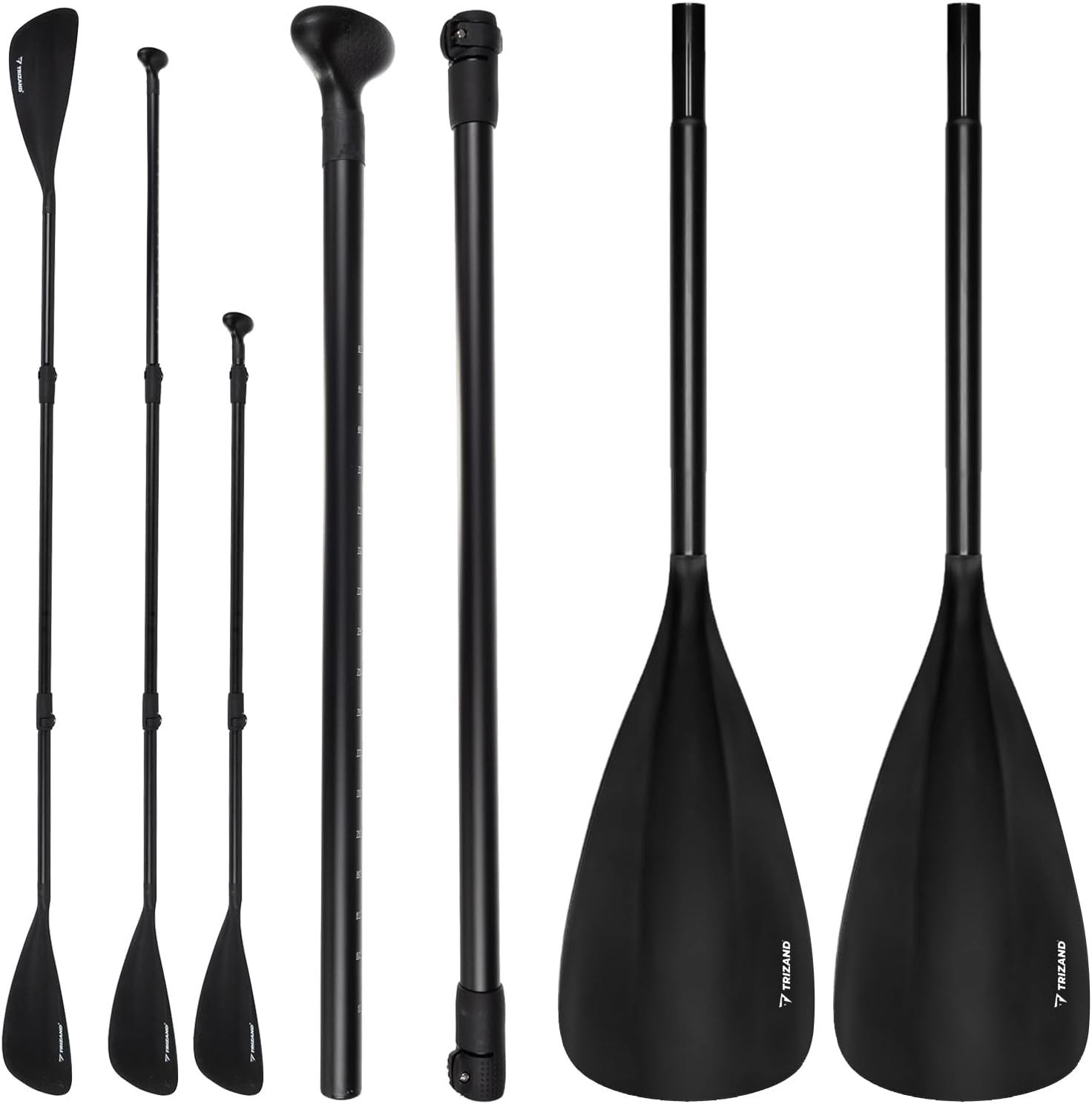 Trizand Stand up Paddle 2-in-1- Verstellbar 163-229cm Faltbares Doppelpaddel Весло для каяка, 2-in-1 Funktion für SUP & Kajak - Verstellbar