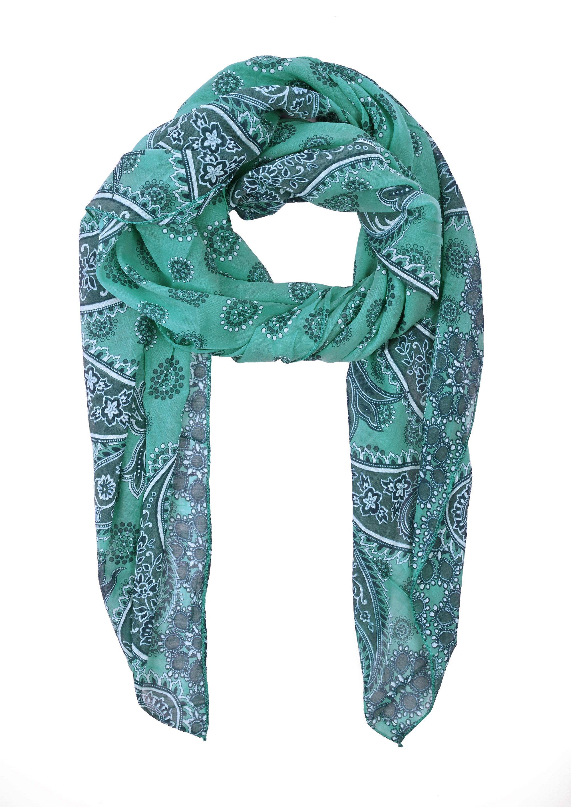 Modeschal Edler Unisex Schrägschal mit Baumwolle und Seide mix