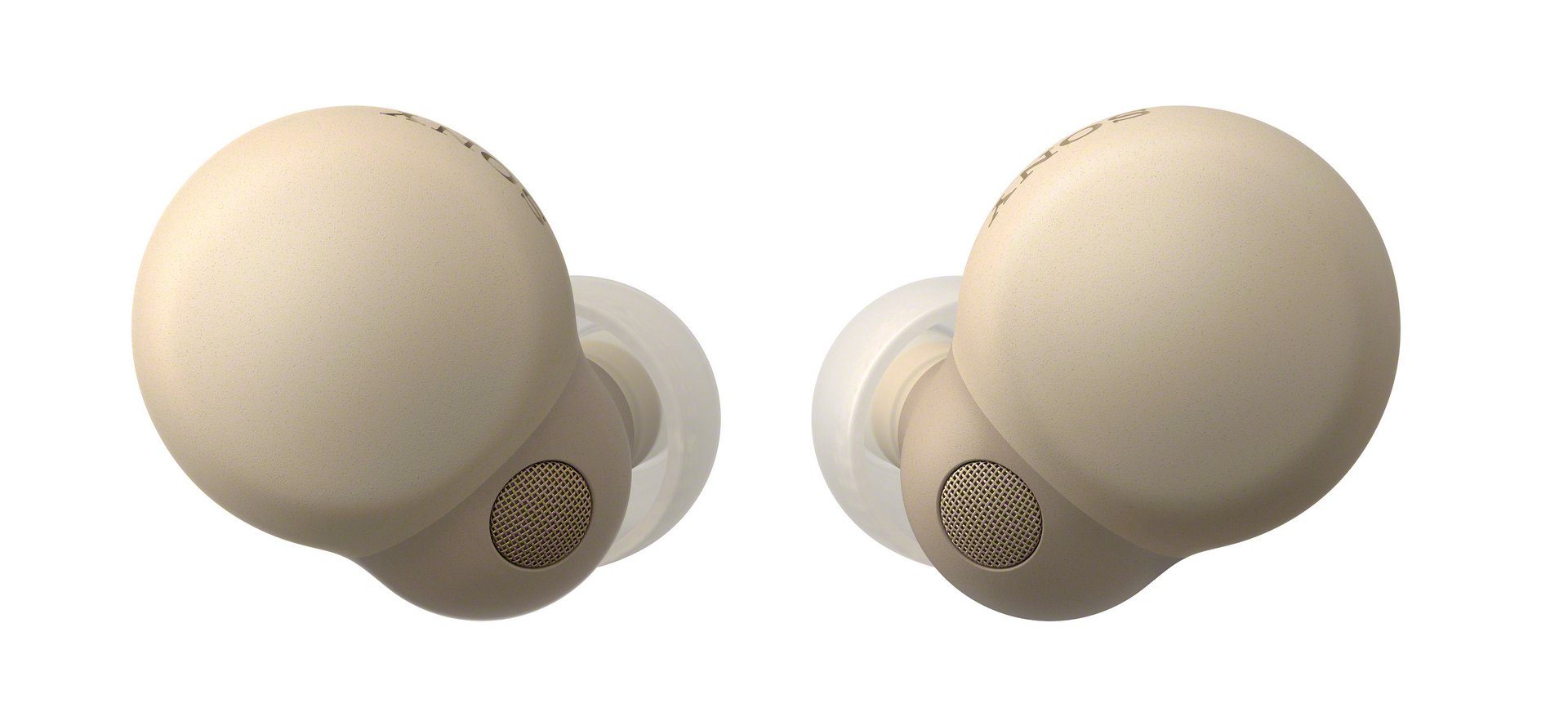 S In-Ear-Kopfhörer Akkulaufzeit) Wireless, Sony NFC, st. 20 (Noise-Cancelling, Touch-Steuerung, Noise Ecru Bluetooth, True wireless Cancelling, LinkBuds