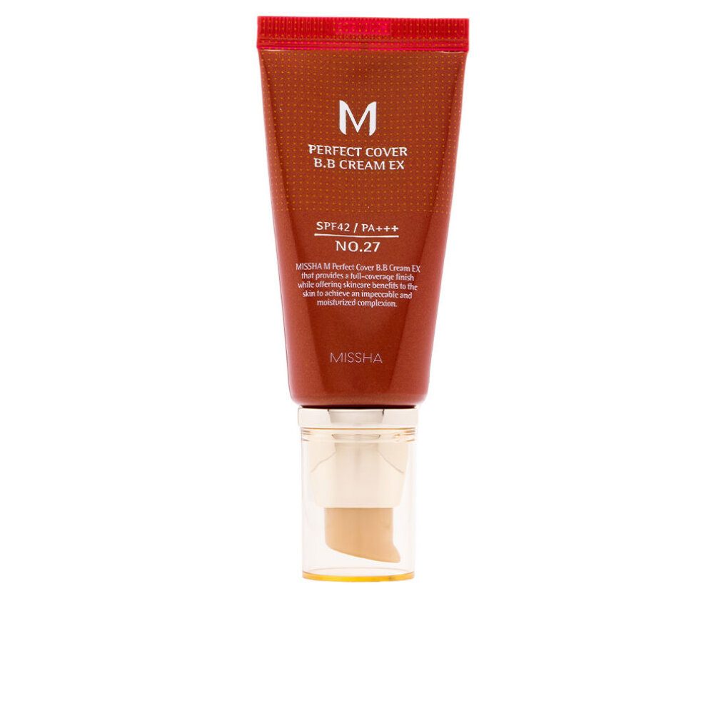 Missha Tagescreme BB Creme Perfect Cover 27 Honey Beige LSF 42, 50 ml