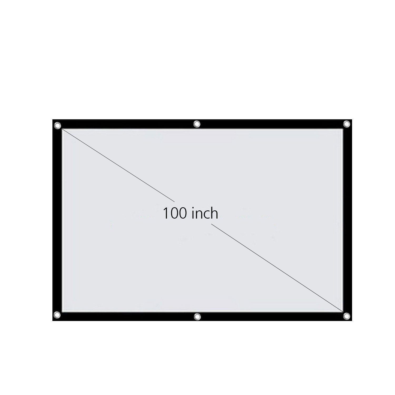 LA VAGUE LV-STA100RP screen 16/9 100 zoll weiß/schwarz Faltrahmenleinwand  (Leinwand für die Rückprojektion geeignet, 16:9 100 Zoll)