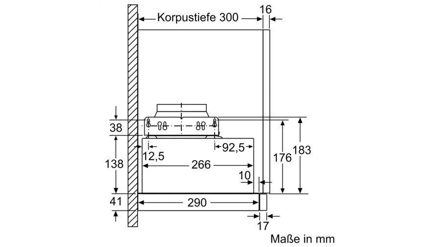Constructa Flachschirmhaube CD30976 CD30976