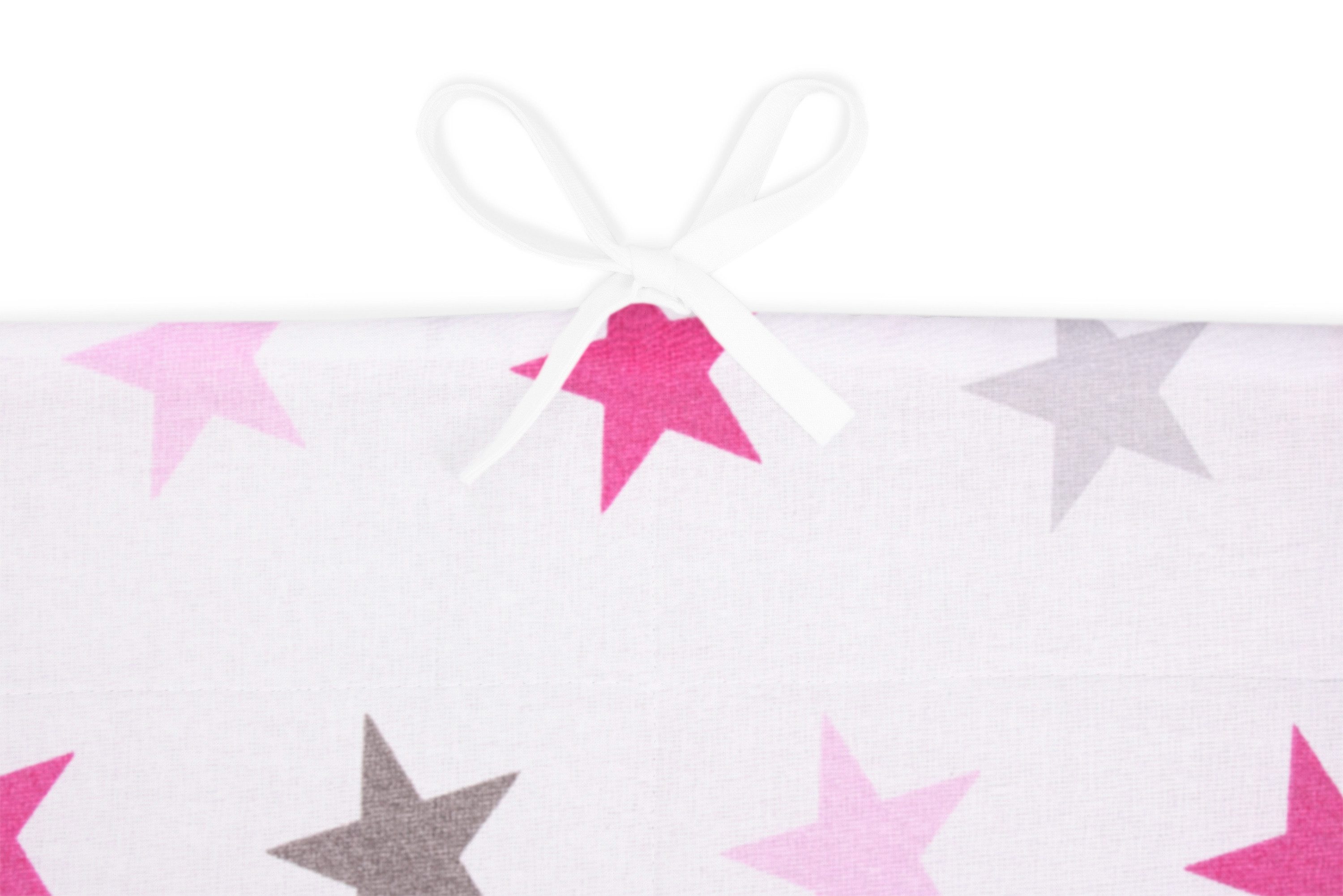Amilian Bettnestchen Bettumrandung Kopfschutz 210x30 cm für Kinderbett 140x70 geeignet, (Nestchen, Kantenschutz), Bettausstattung