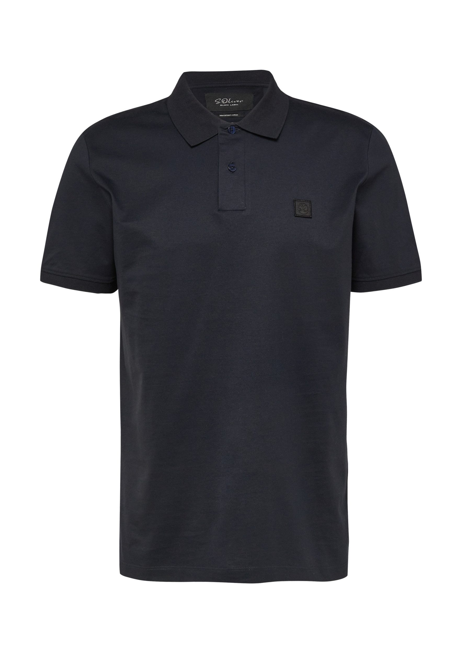 s.Oliver BLACK LABEL T-Shirt Polo-Shirt, BLUE