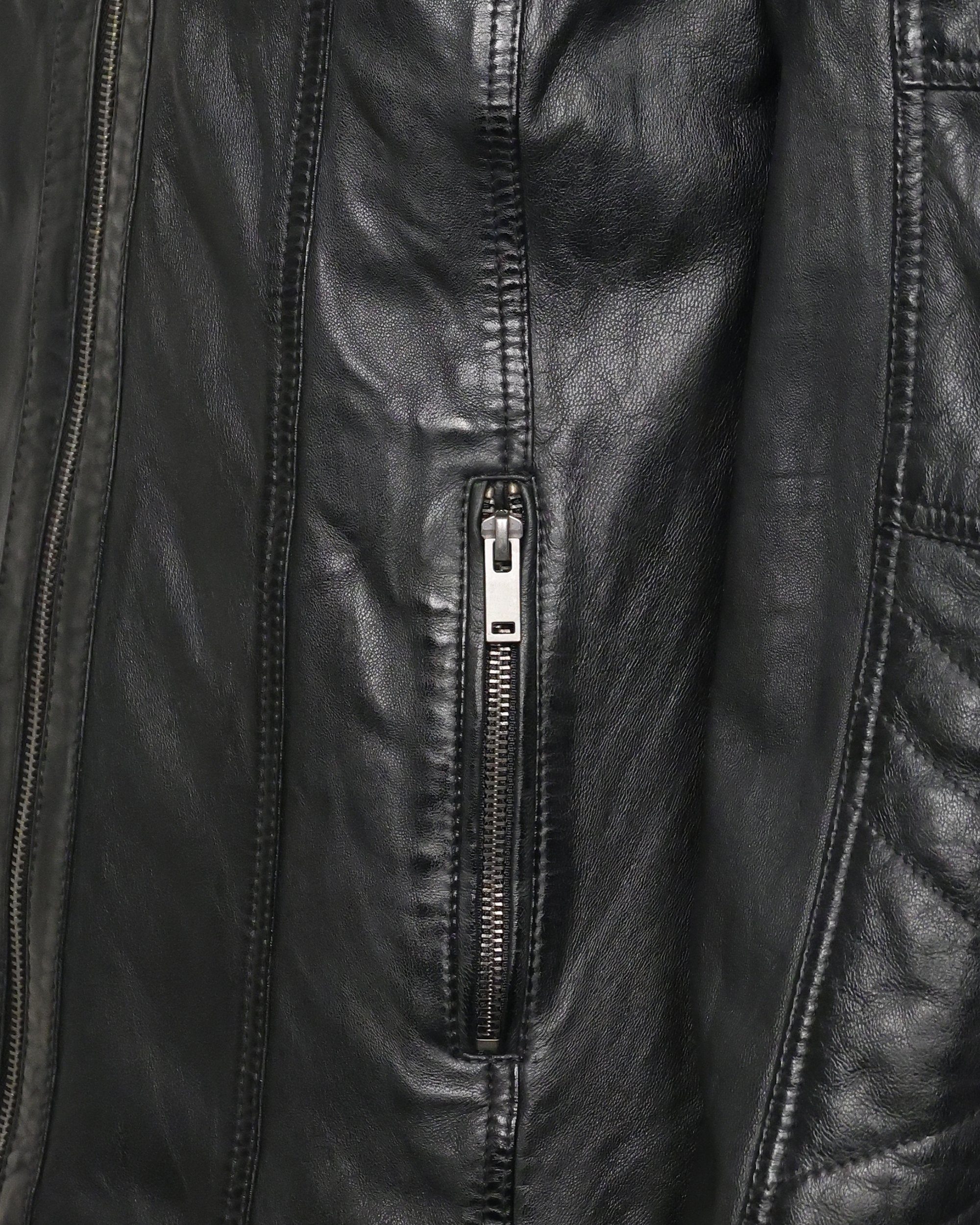 black Lederjacke JCC 16-25-2