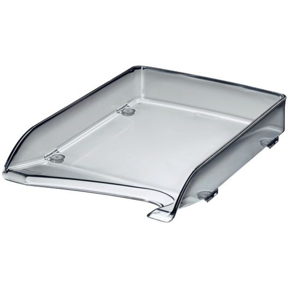 LEITZ Briefablage Briefablage Elegant A4 Kunststoff rauchtopas
