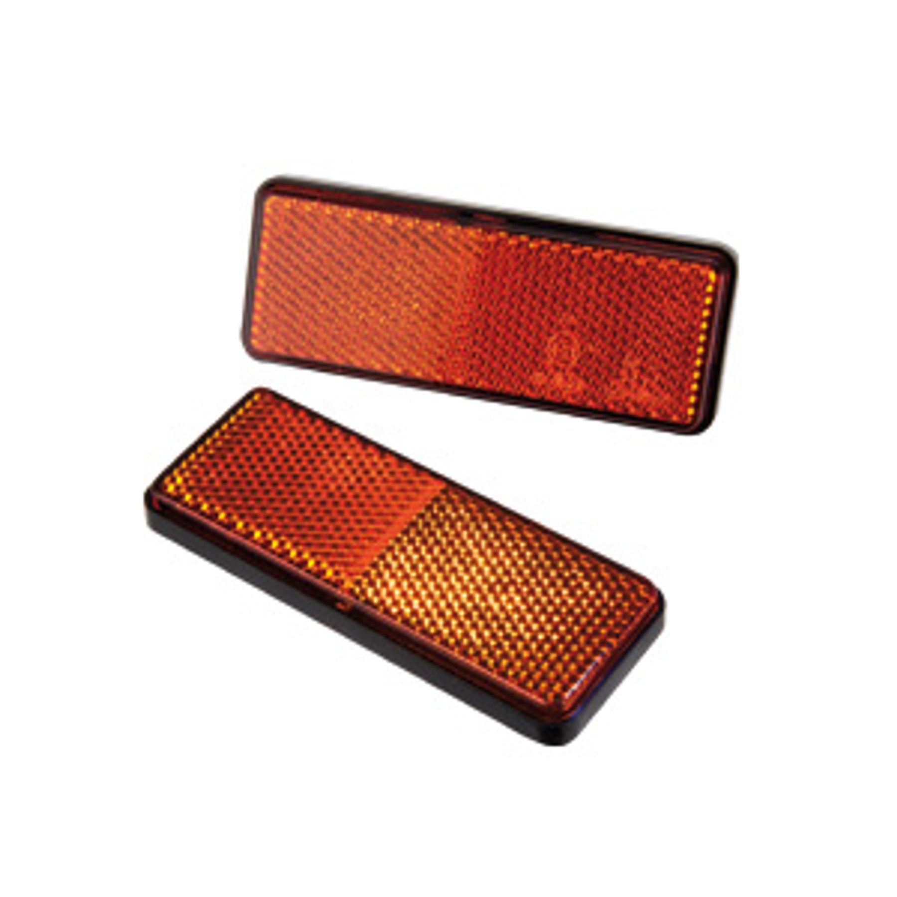 Filmer Reflektor-Aufkleber FILMER Reflektor mit Klebefläche, orange, 2 Stück