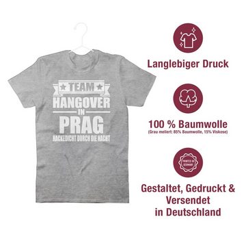 Shirtracer T-Shirt Team Hangover in Prag JGA Männer