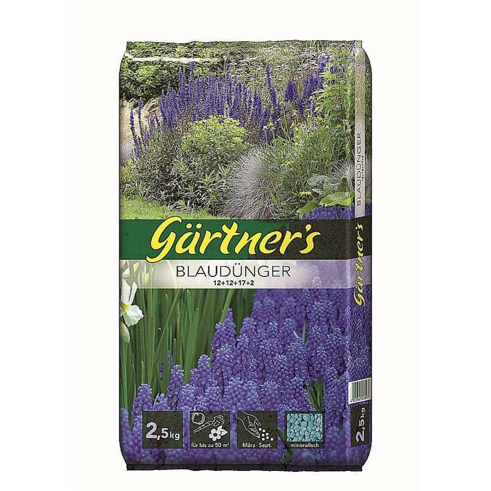 Gärtner's Blaudünger phosphatreduziert 2,5 kg Blaukorn Volldünger