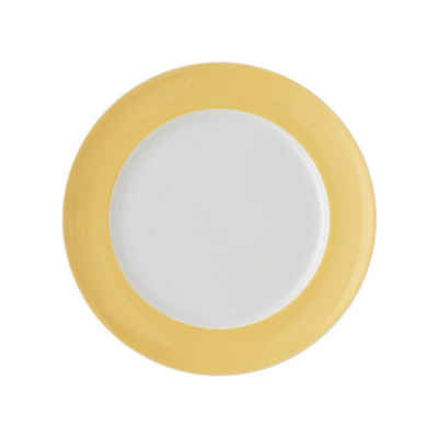 Thomas Porzellan Speiseteller Speiseteller 27 cm - SUNNY DAY Soft Yellow - 1 Stück, (1 St), Porzellan, spülmaschinenfest und mikrowellengeeignet