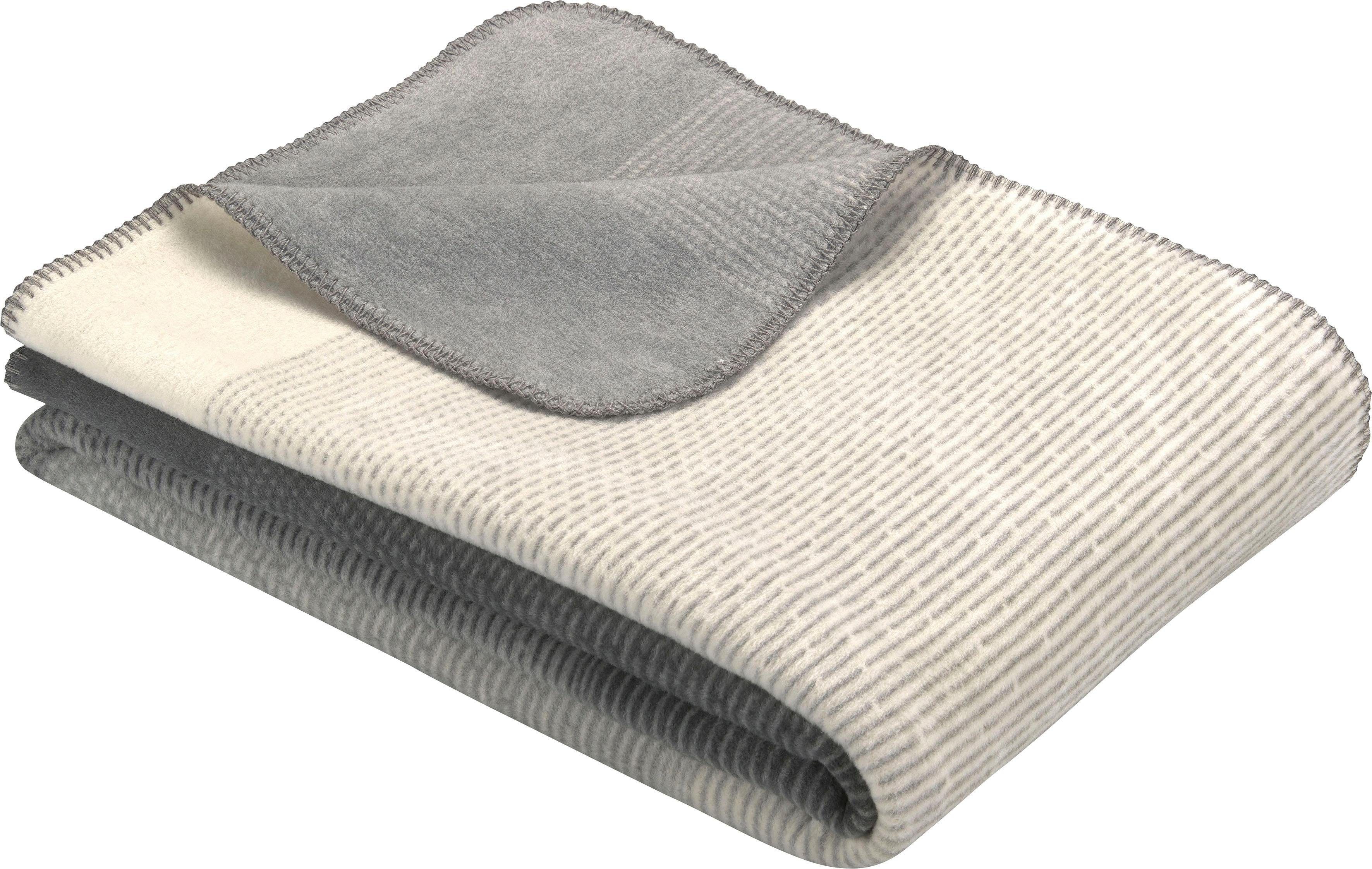 Wohndecke Toronto, IBENA, harmonischer Farbverlauf, Kuscheldecke
