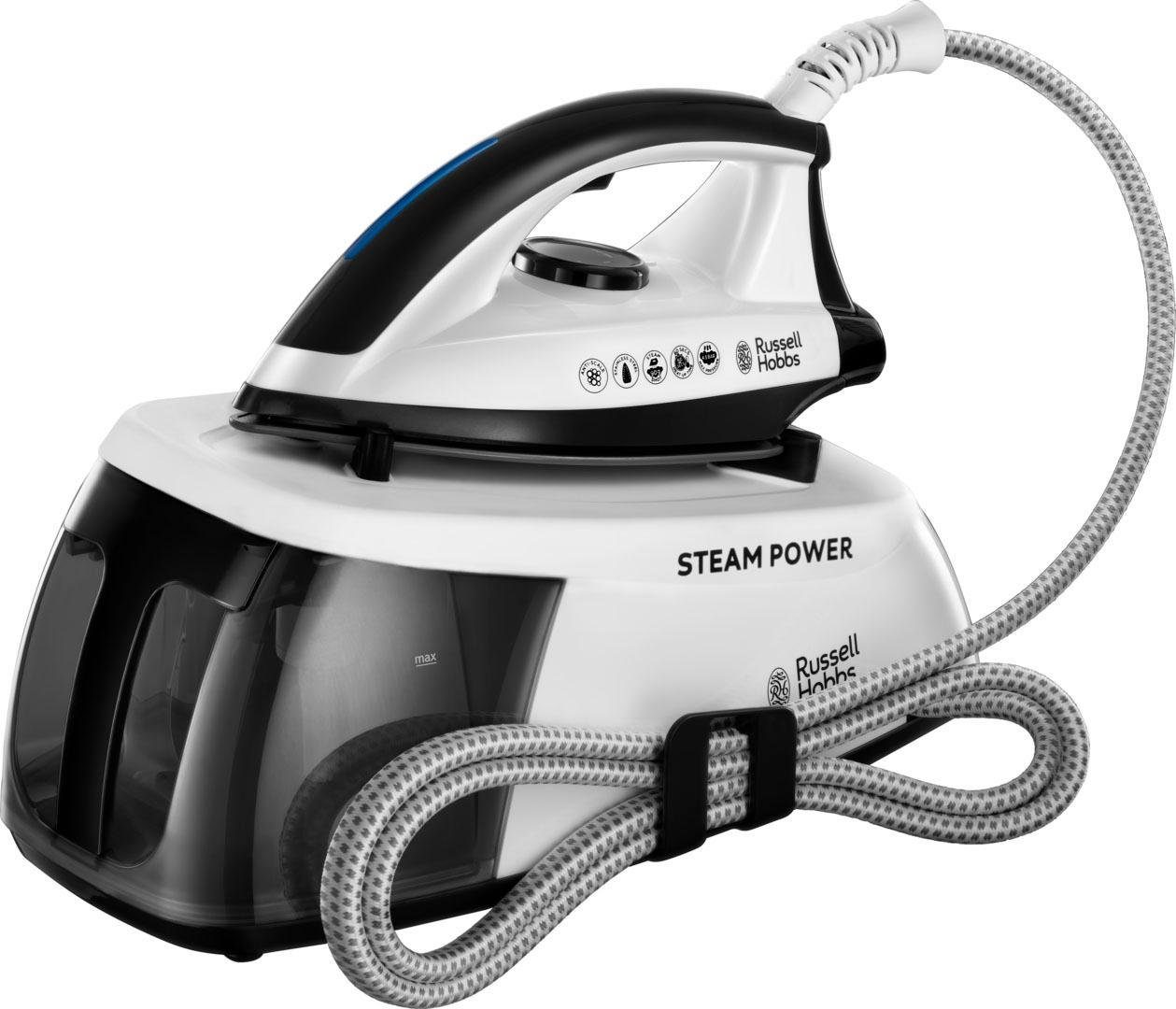 RUSSELL HOBBS 24420-56, Power Steam 2400 herausnehmbar, ml Wassertank, W 1,3 Dampfbügelstation