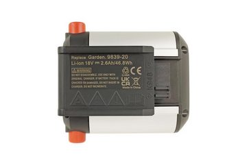 PowerSmart TGA002 Akku für GARDENA Accu Hedge Trimmer EasyCut 50-Li (08873-20, 2013),9839-20 18V Li-ion 2600 mAh (18 V)