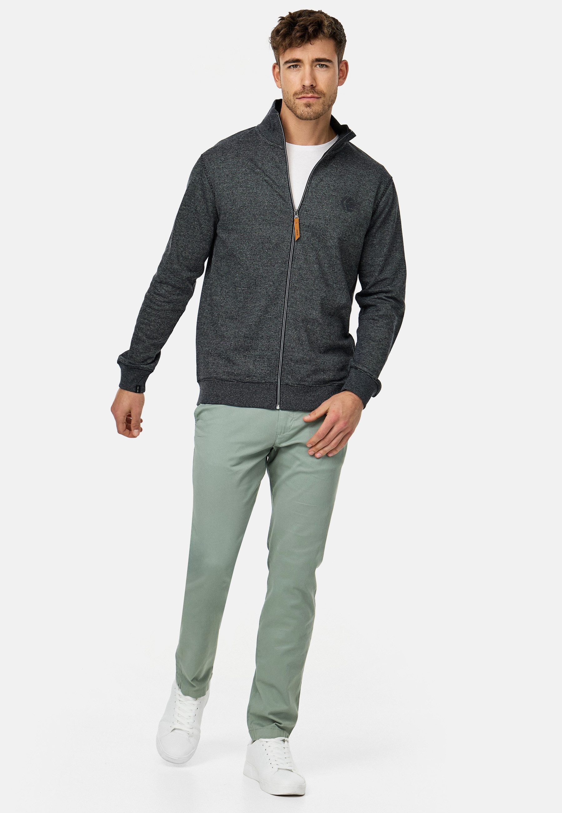 Indicode Sweatjacke Herren INYanic Herrenjacke Reißverschluss