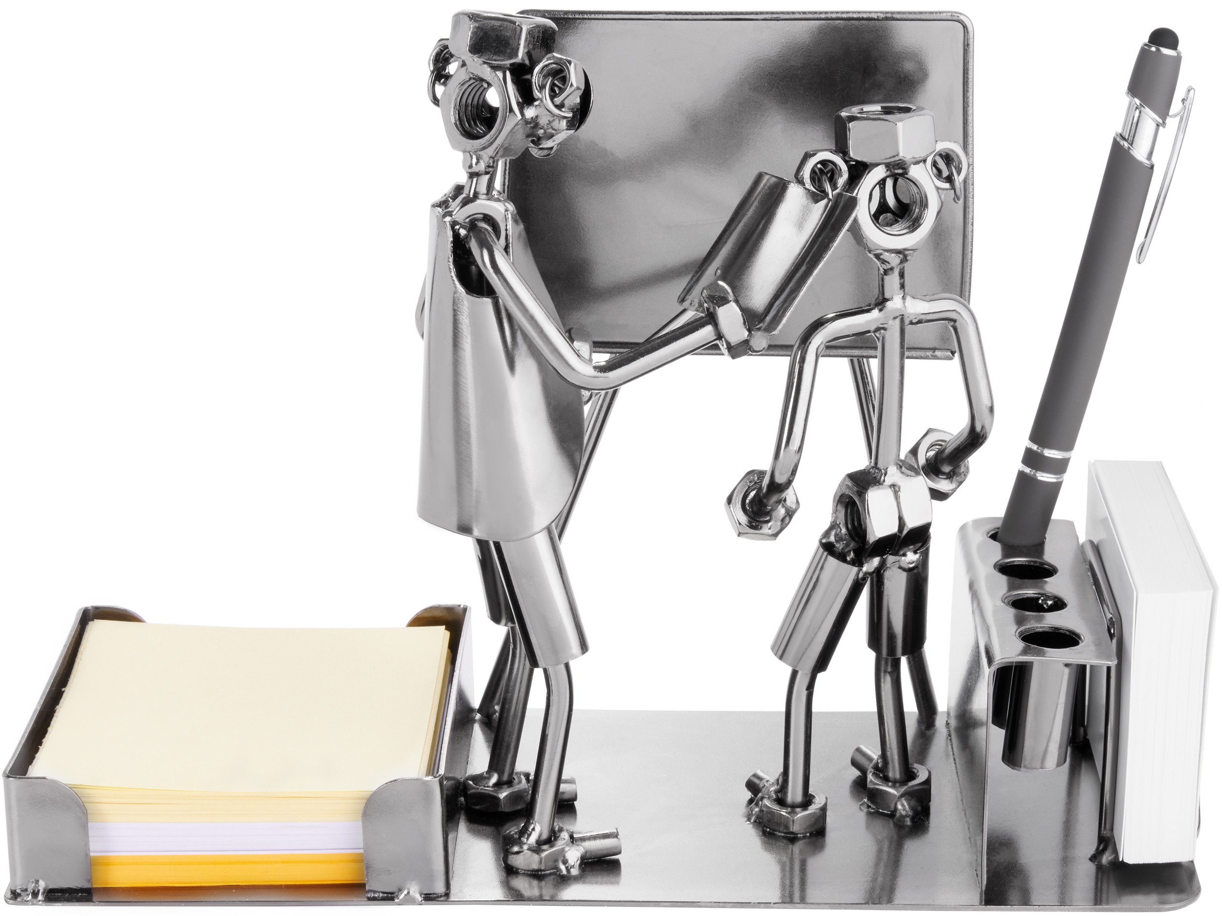 BRUBAKER Dekofigur Metallskulptur Schraubenmännchen Lehrer (1 St., mit Noti günstig online kaufen