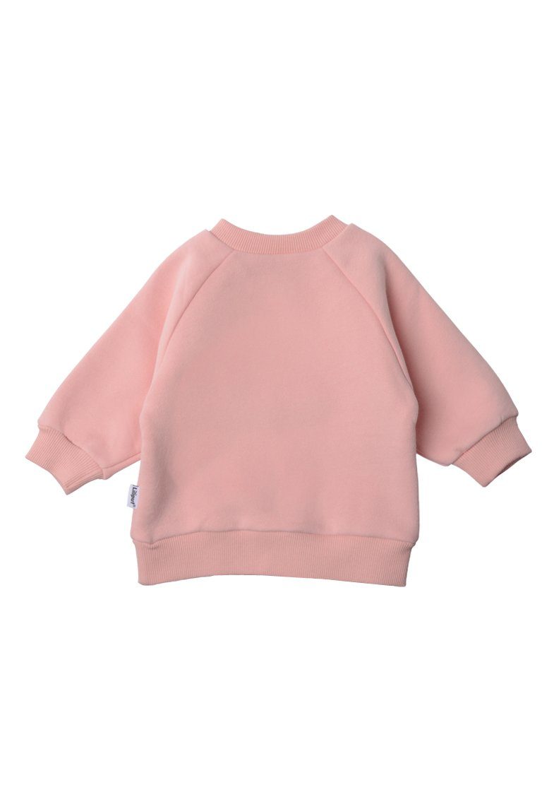 Rippbündchen Sweatshirt pink elastischen Liliput dusty mit