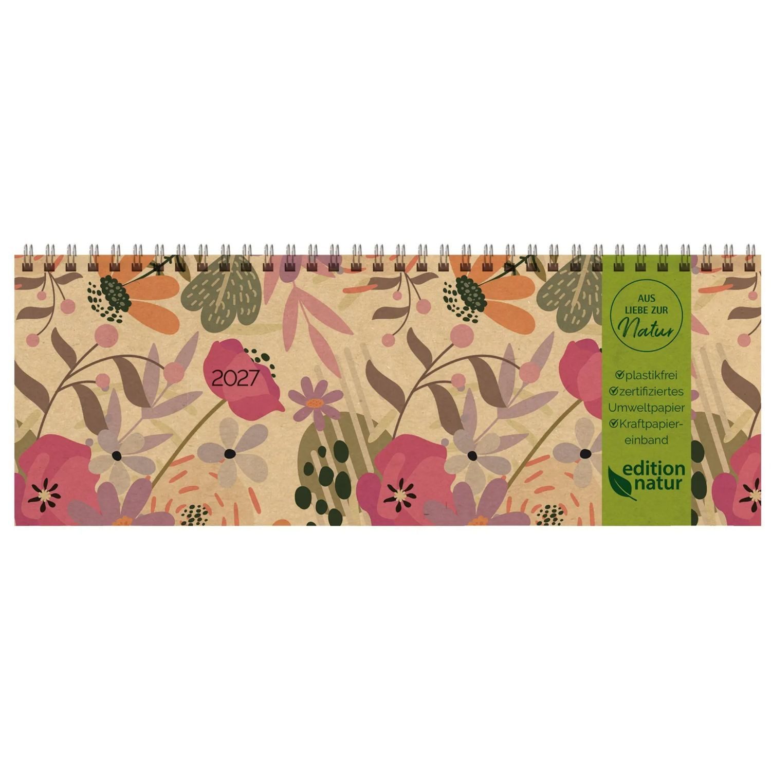 Korsch Verlag Querkalender Tischkalender Edition Natur Blumenwiese 2027 quer