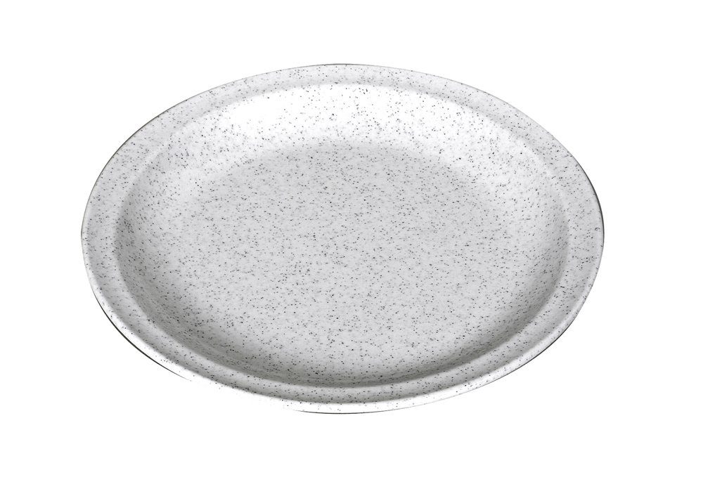 WACA Speiseteller Waca Melamin Speiseteller flach- 23,5 cm Ø granit