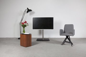 wissmann raumobjekte schlichter TV-Ständer TV-Ständer, (bis 75,00 Zoll, TV Standfuß, eckiger Sockel, Made in Germany)