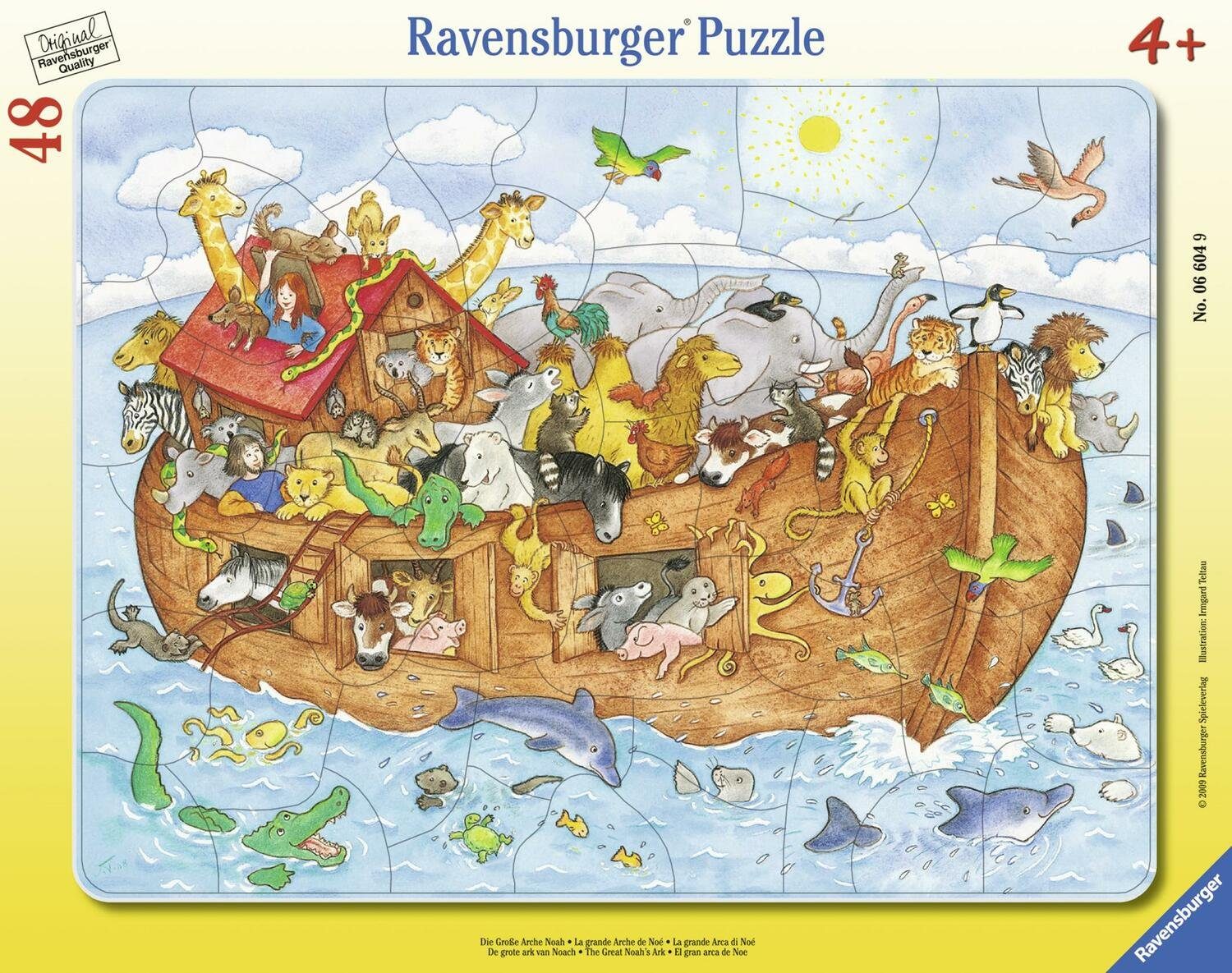 Puzzle große Puzzle 48 Die Noah. Ravensburger Puzzleteile Teile, Arche 48