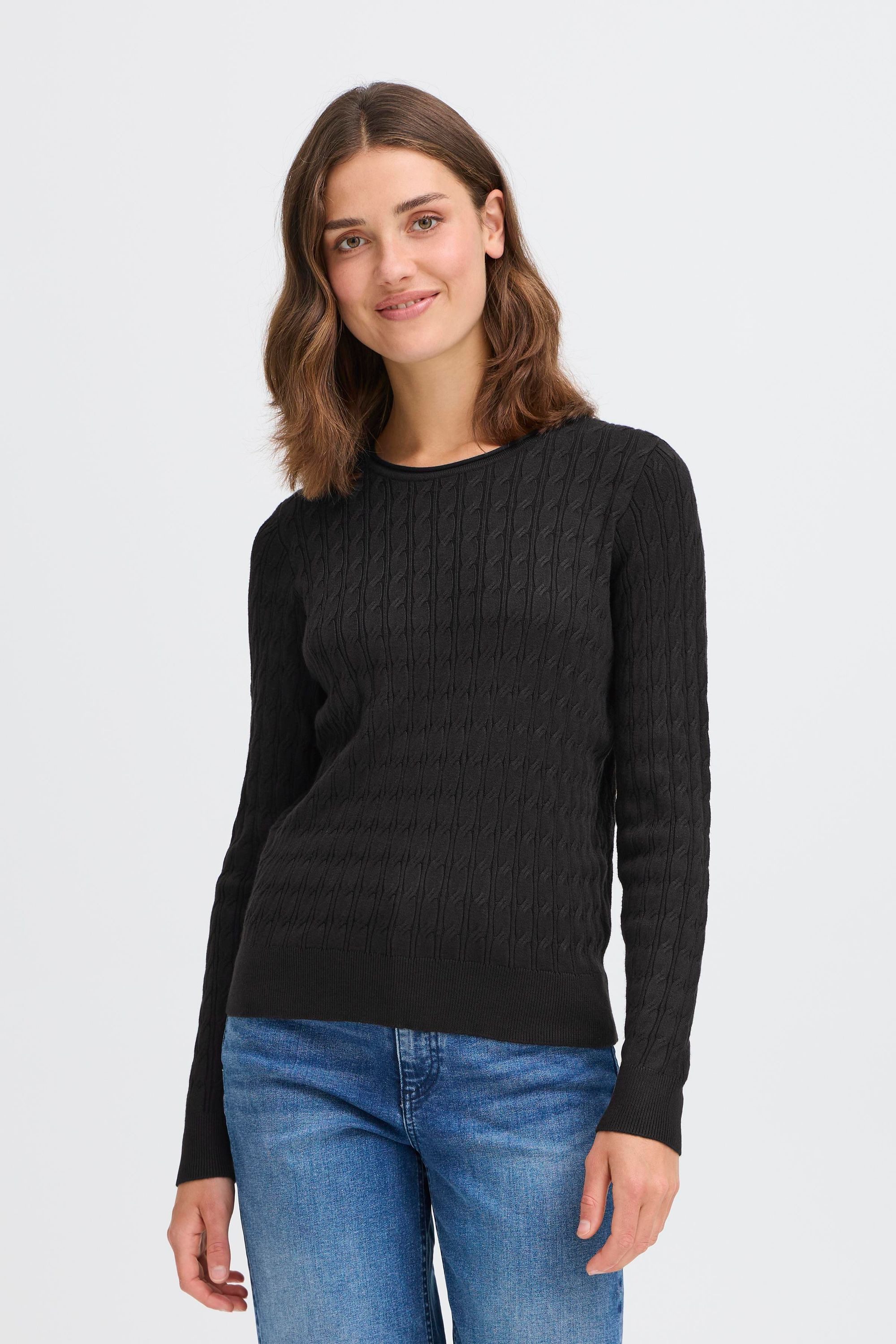 OXMO Rollkragenpullover OXSisse Eleganter Strickpullover