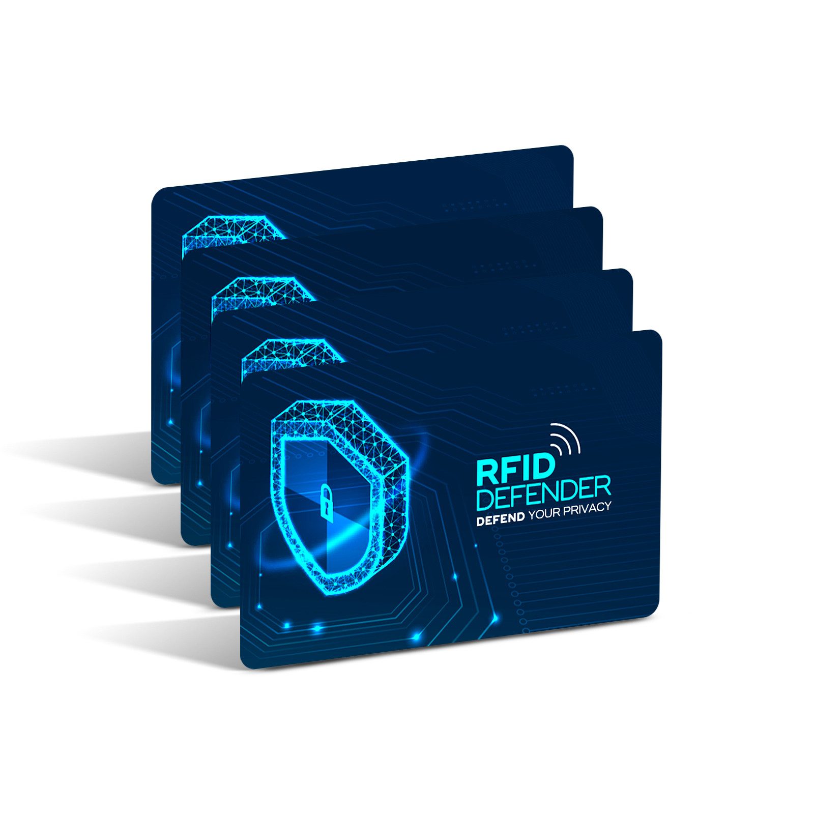 Tec-Expert Geldbörse RFID DEFENDER 4er Set NFC Scan Blocker-Karten Abschirm günstig online kaufen