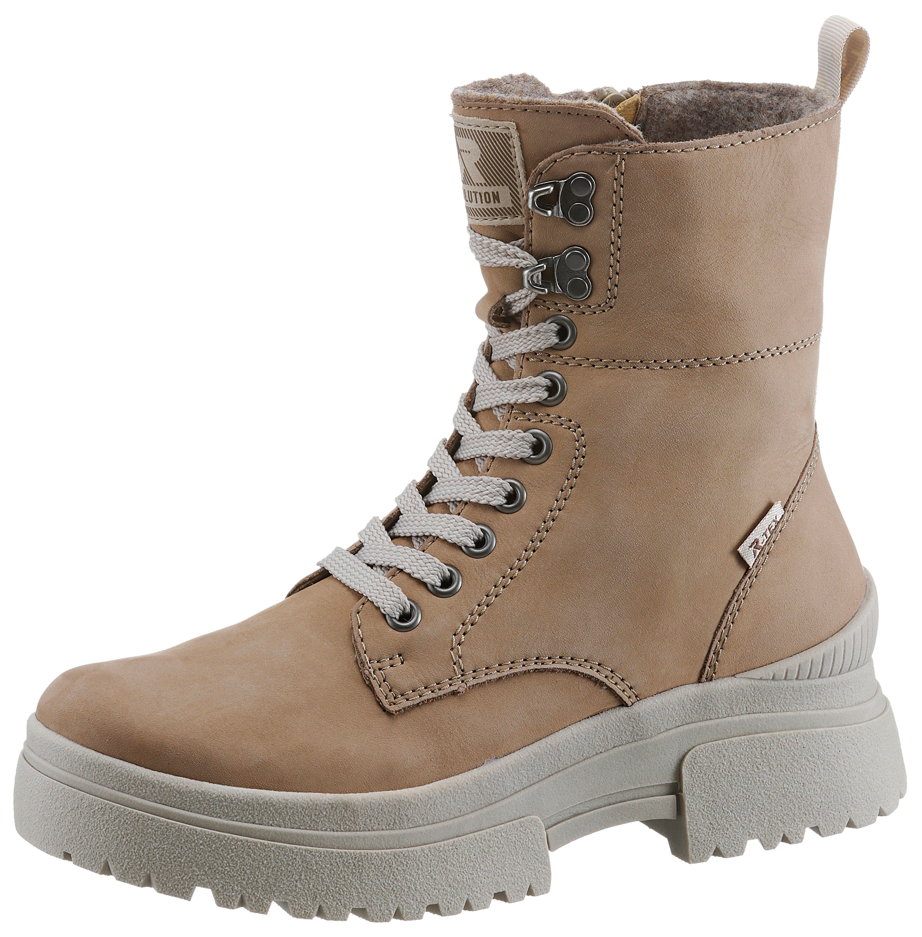 Rieker EVOLUTION Winterboots mit aktueller, heller Laufsohle camelfarben