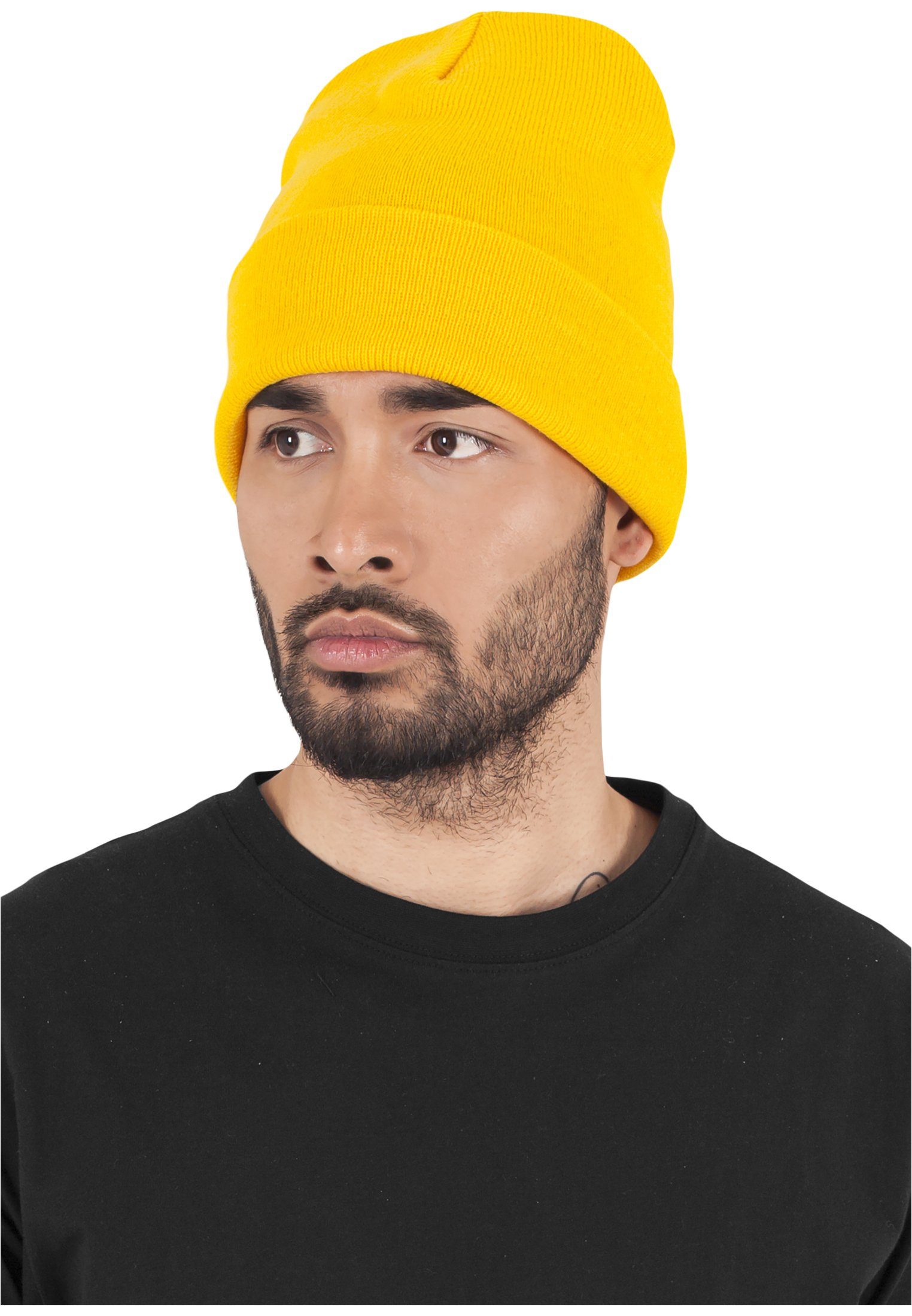 Long Heavyweight (1-St) Beanie Accessoires Flexfit Beanie gold