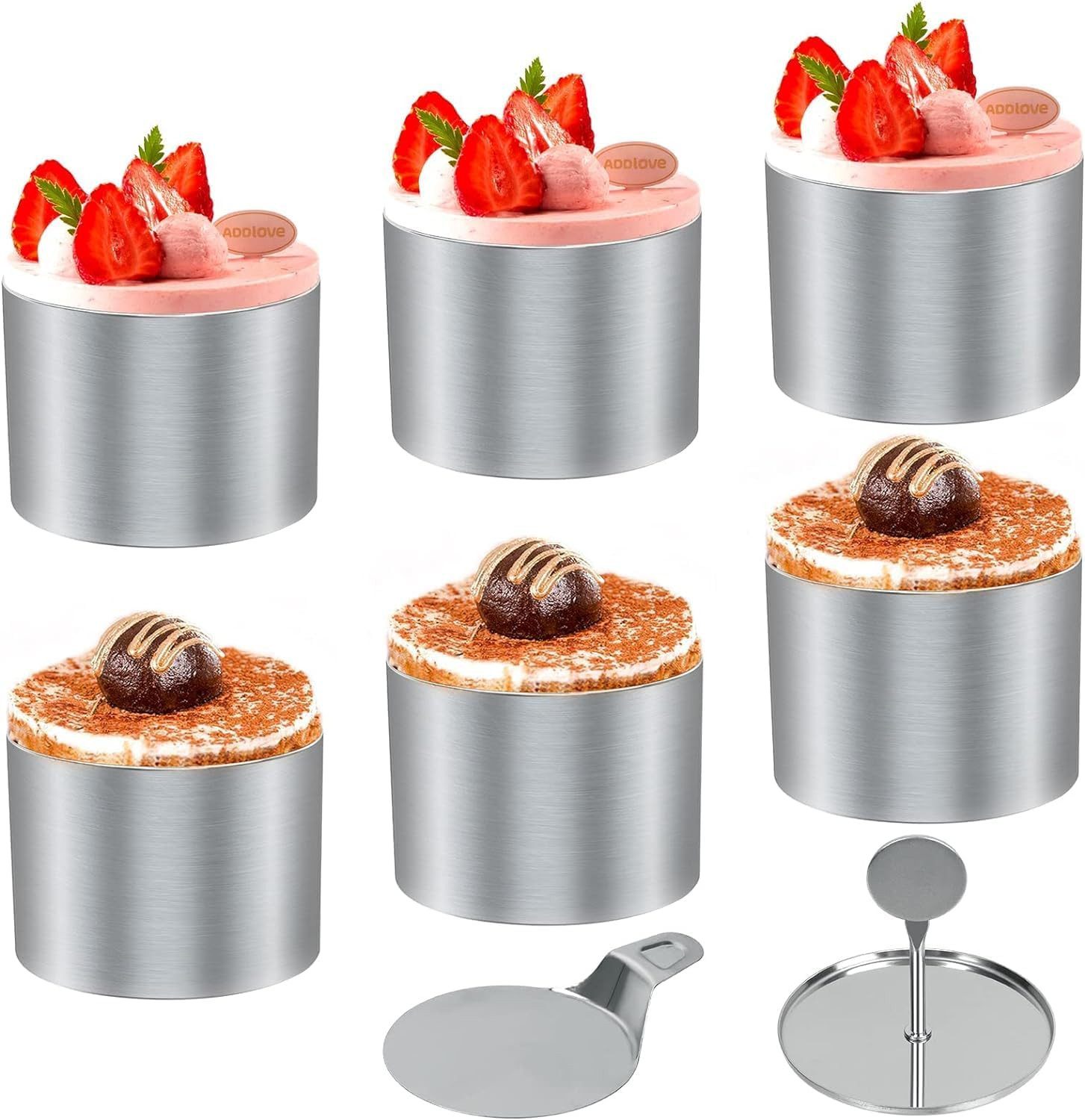 Speisering 6 Stück Dessertringe und Speiseringe speiseringe Lebensmittel Ringe