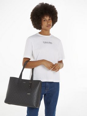 Calvin Klein Shopper CK MUST SHOPPER MD_EPI MONO, mit dekorativem Anhänger Handtasche Damen Tasche Damen Henkeltasche