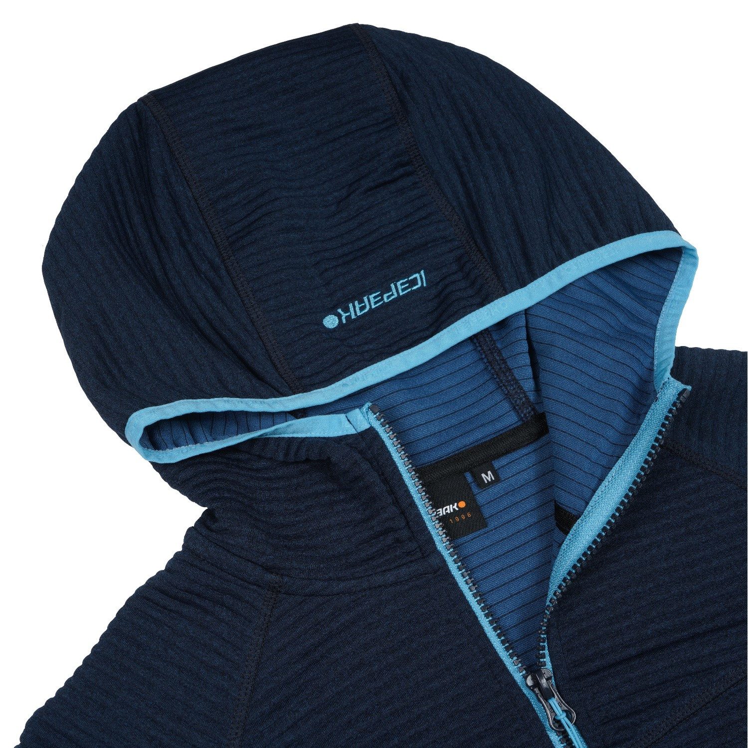 Icepeak Strickfleecejacke Midlayer Berryville mit Kapuze