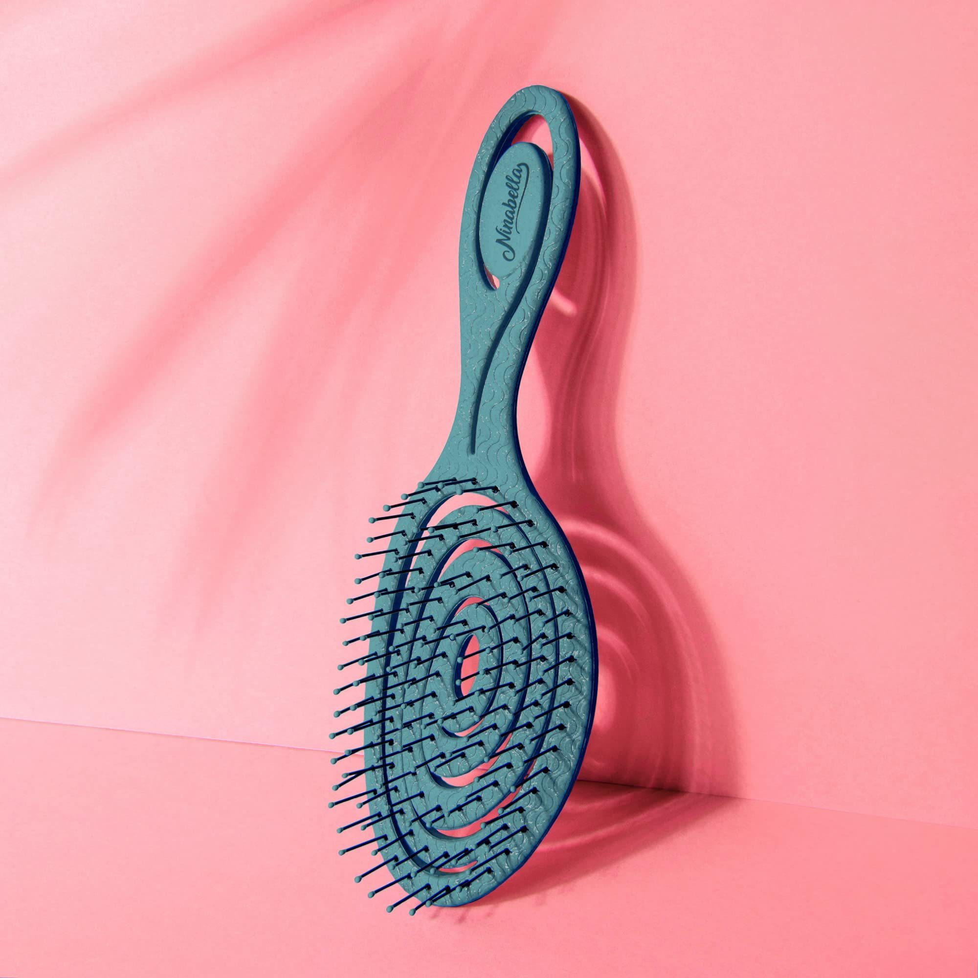 Ninabella Haarbürste Bio-Haarbürste für Entwirrbürste Herren Damen, & Ziepen ohne - Kinder