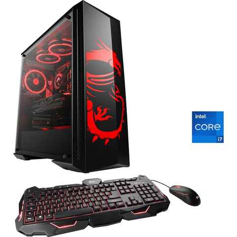 CSL Hydrox V27525 MSI Dragon Advanced Edition Gaming-PC (Intel® Core i7 12700F, MSI GeForce RTX 3060, 16 GB RAM, 1000 GB SSD, Wasserkühlung)