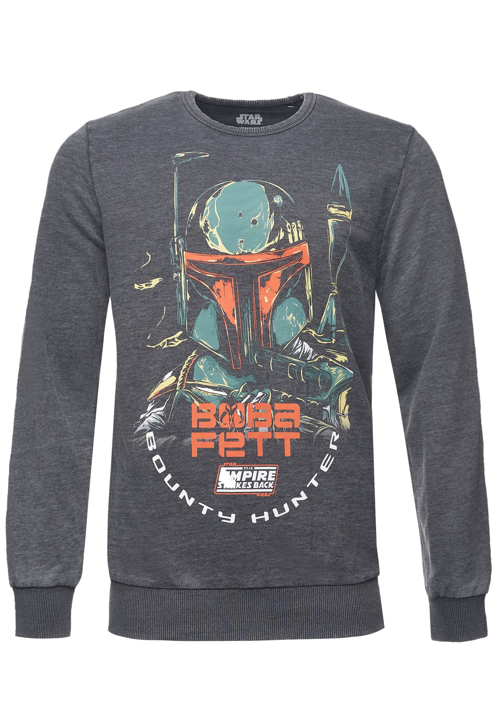 Recovered Sweatshirt Star Wars Boba Fett im lockeren Schnitt
