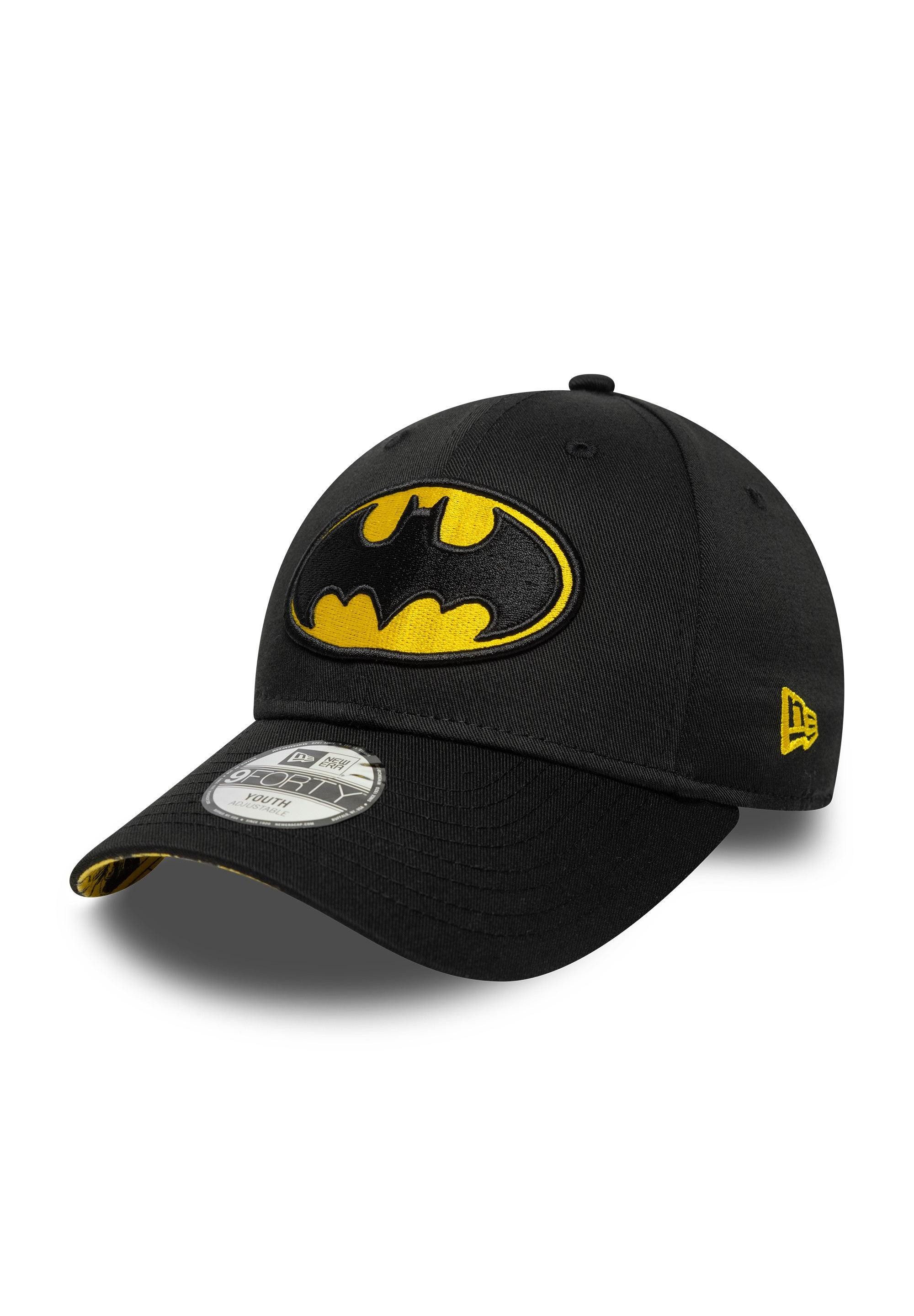 New Era Baseball Cap Batman Logo Kids 9Forty Youth Cap New Era Schwarz (1-St)