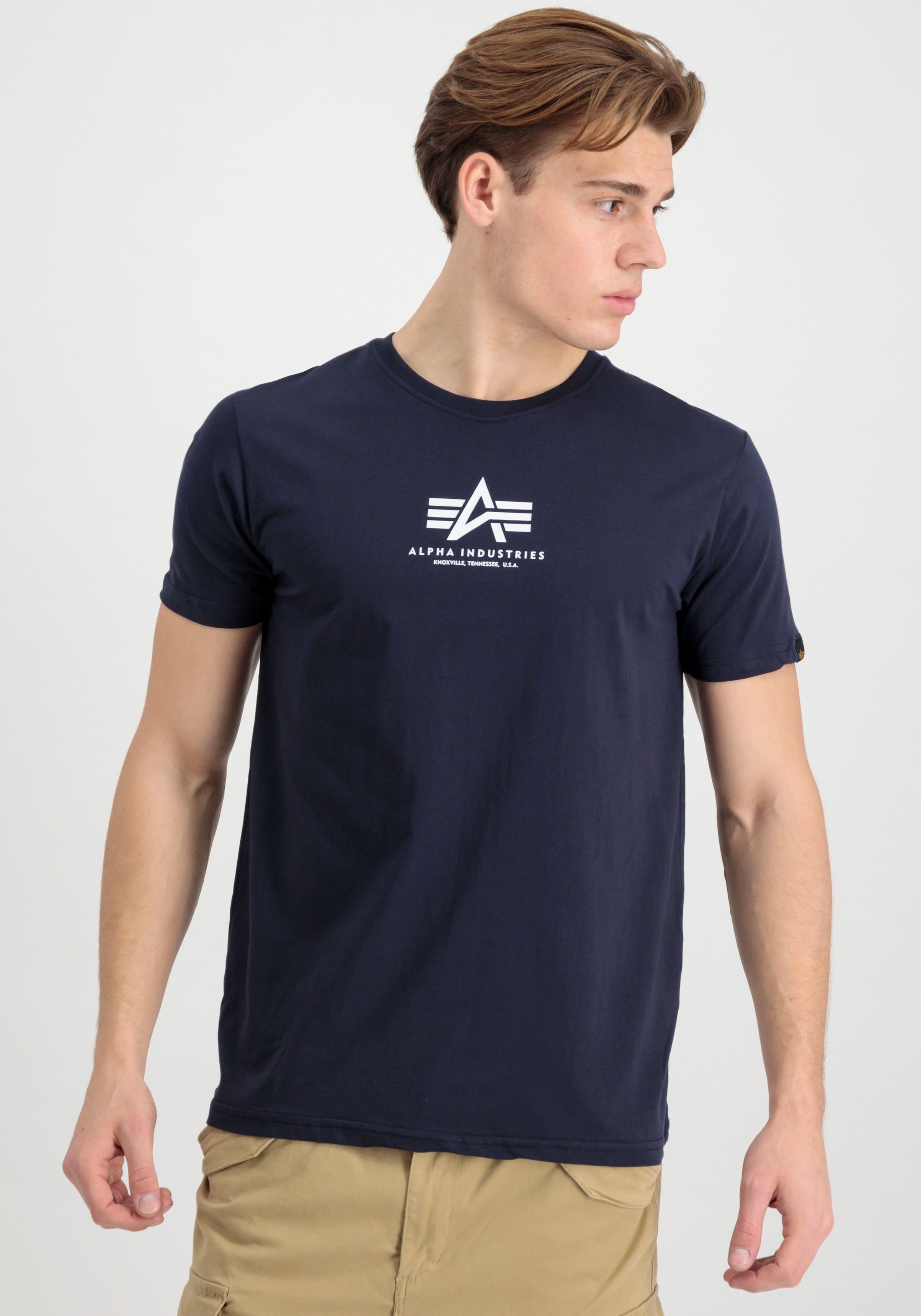 Alpha Industries Rundhalsshirt Basic T ML Baumwolle, regular fit. Reduzierter Preis € 20,99. Unverbindliche Preisempfehlung € 25,00