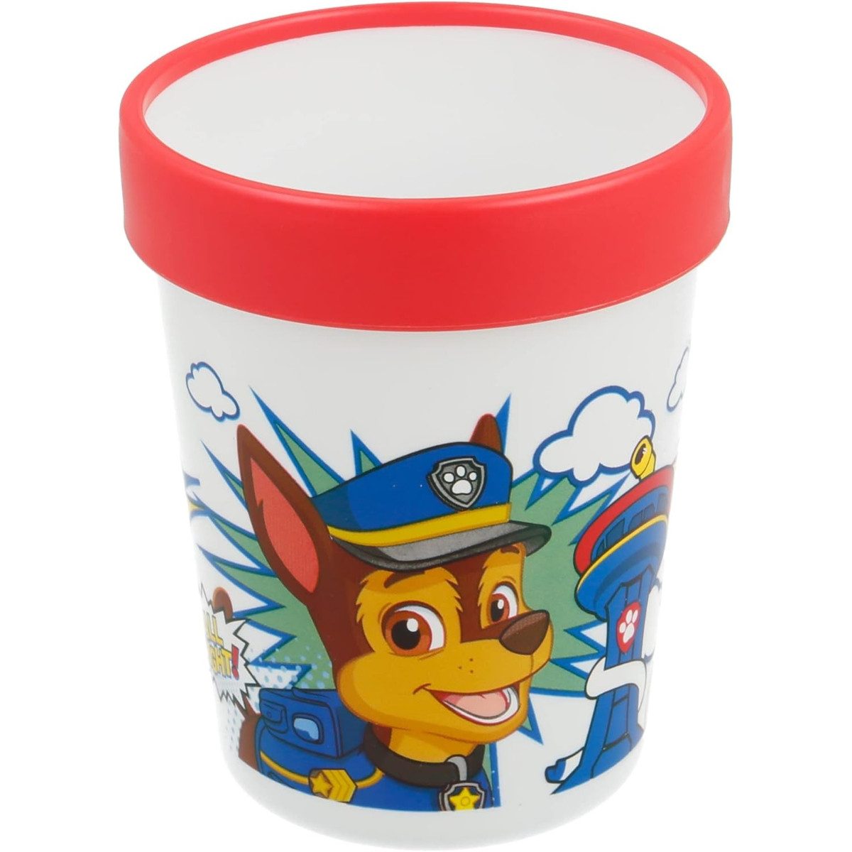 PAW PATROL Kinderbecher 250 ml rutschfest Kunststoff Trinkbecher, 1-tlg., Kunststoff