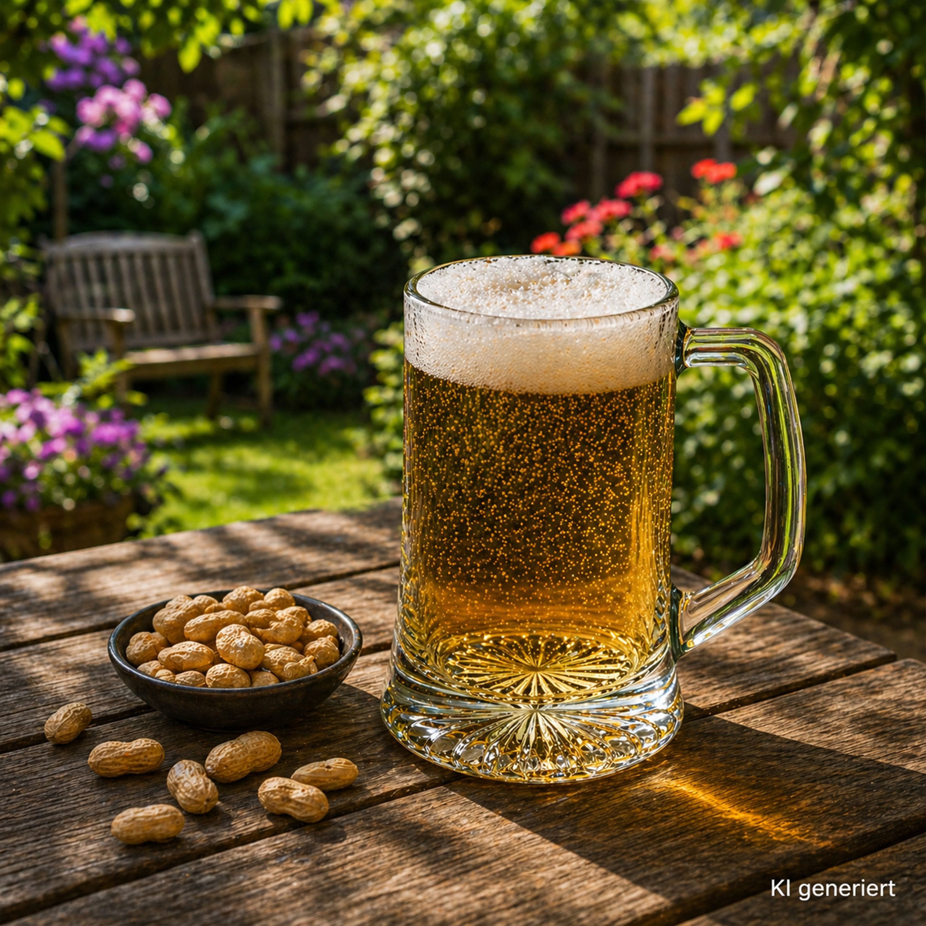 MamboCat Bierglas 6x Bierkrug Akki 0,2L mit Sternboden & Henkel Bierseidel 200ml Glas, Glas – Bild 5 von 5