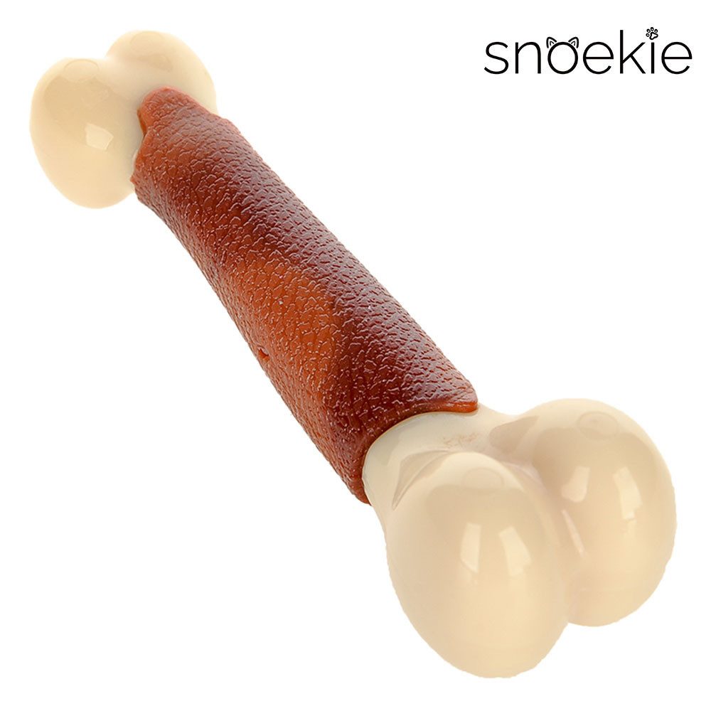 SNOEKIE Kauspielzeug Snoekie – Robuster Nylon-Kaustab, Knochen für Hunde