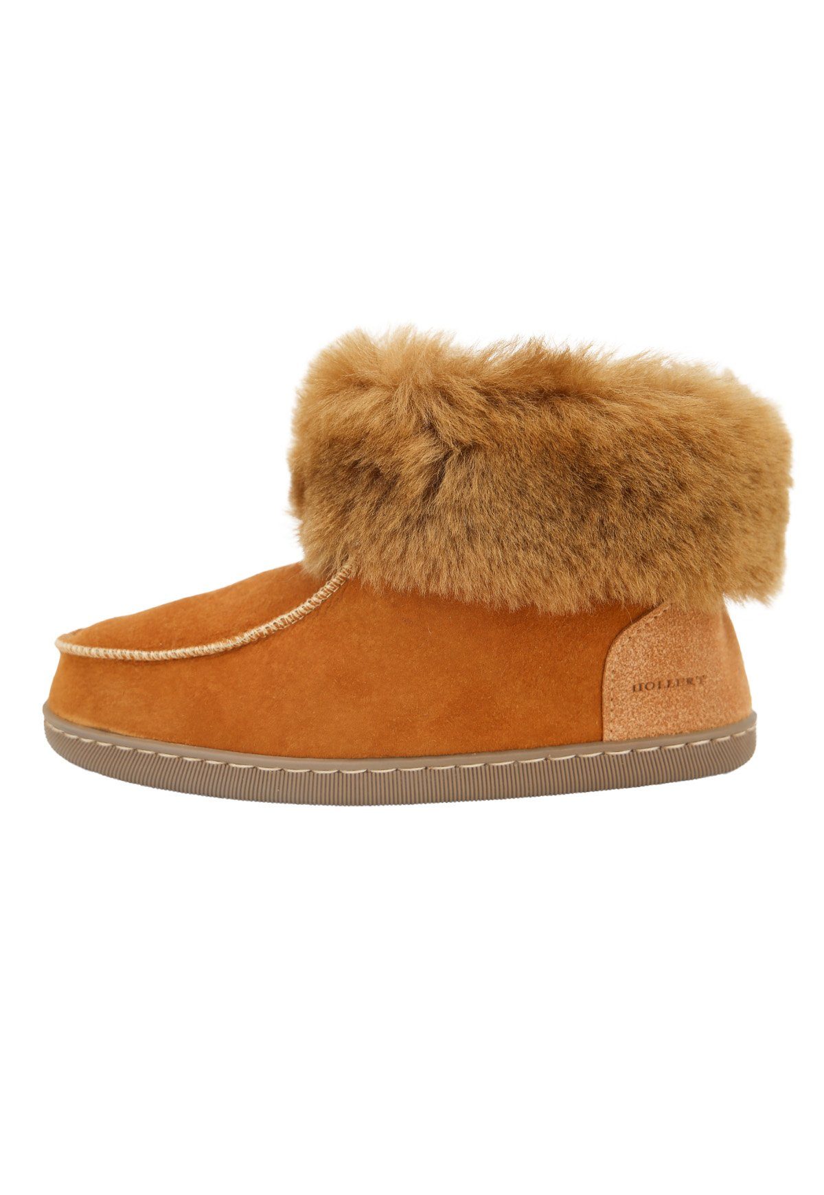 Hollert Lammfell Домашнє взуття Ewa Cognac Hausschuh Damen Lammfell Домашнє взуття Ewa Cognac Merino Schaffell Echtleder