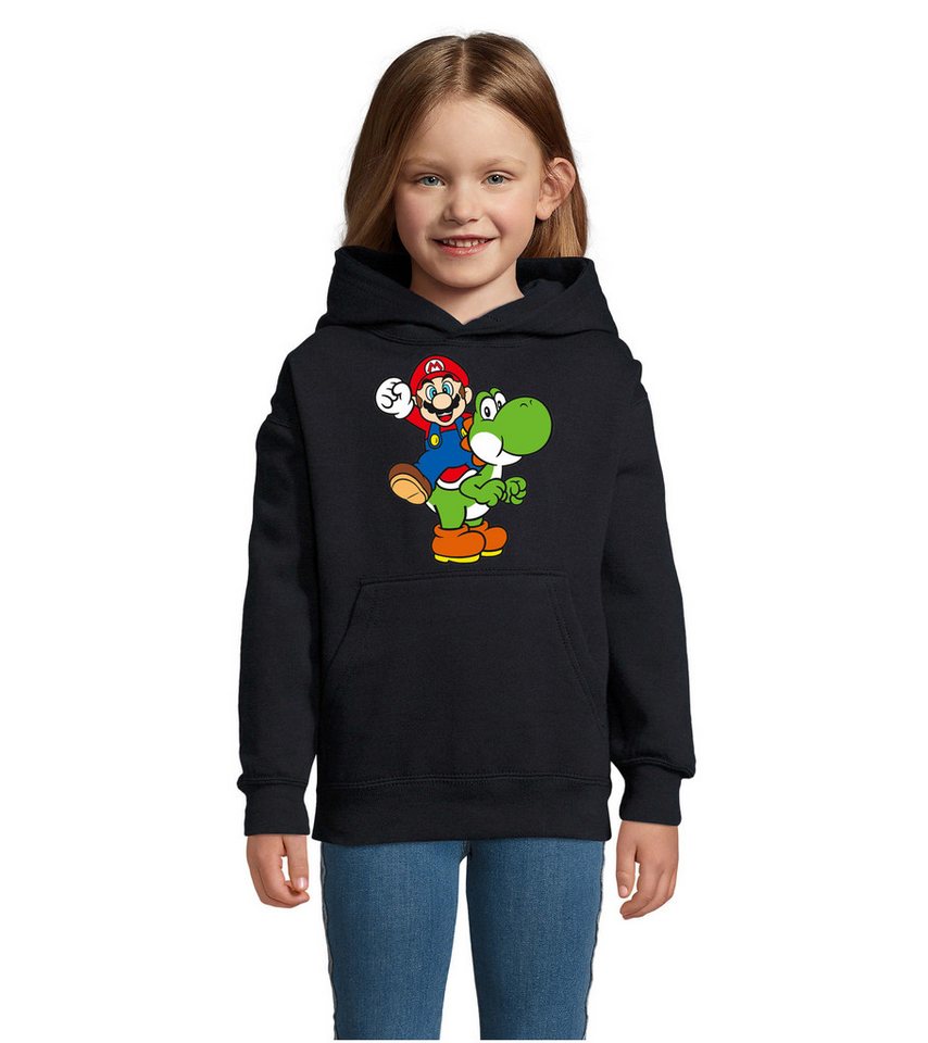 Blondie & Brownie Hoodie Kinder Yoshi & Mario Konsole Super Retro Luigi Kinder Hoodie Yoshi Mario Luigi Konsole Super Retro Gaming
