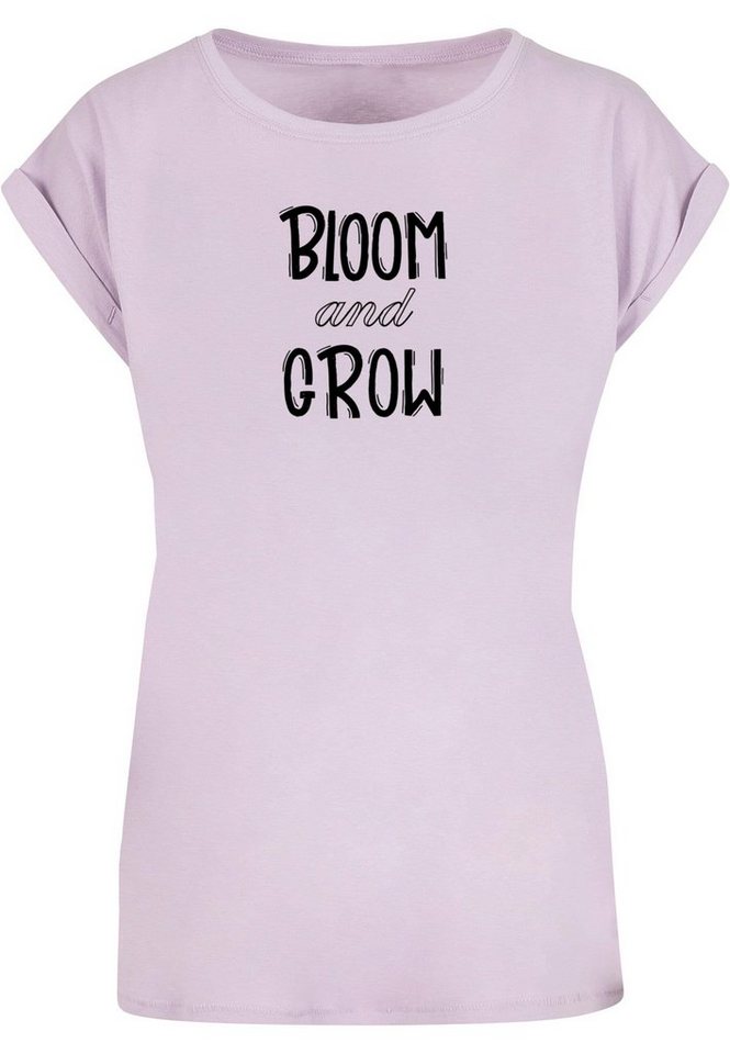 and - Spring Merchcode T-Shirt Bloom Damen T-Shirt Ladies grow (1-tlg)