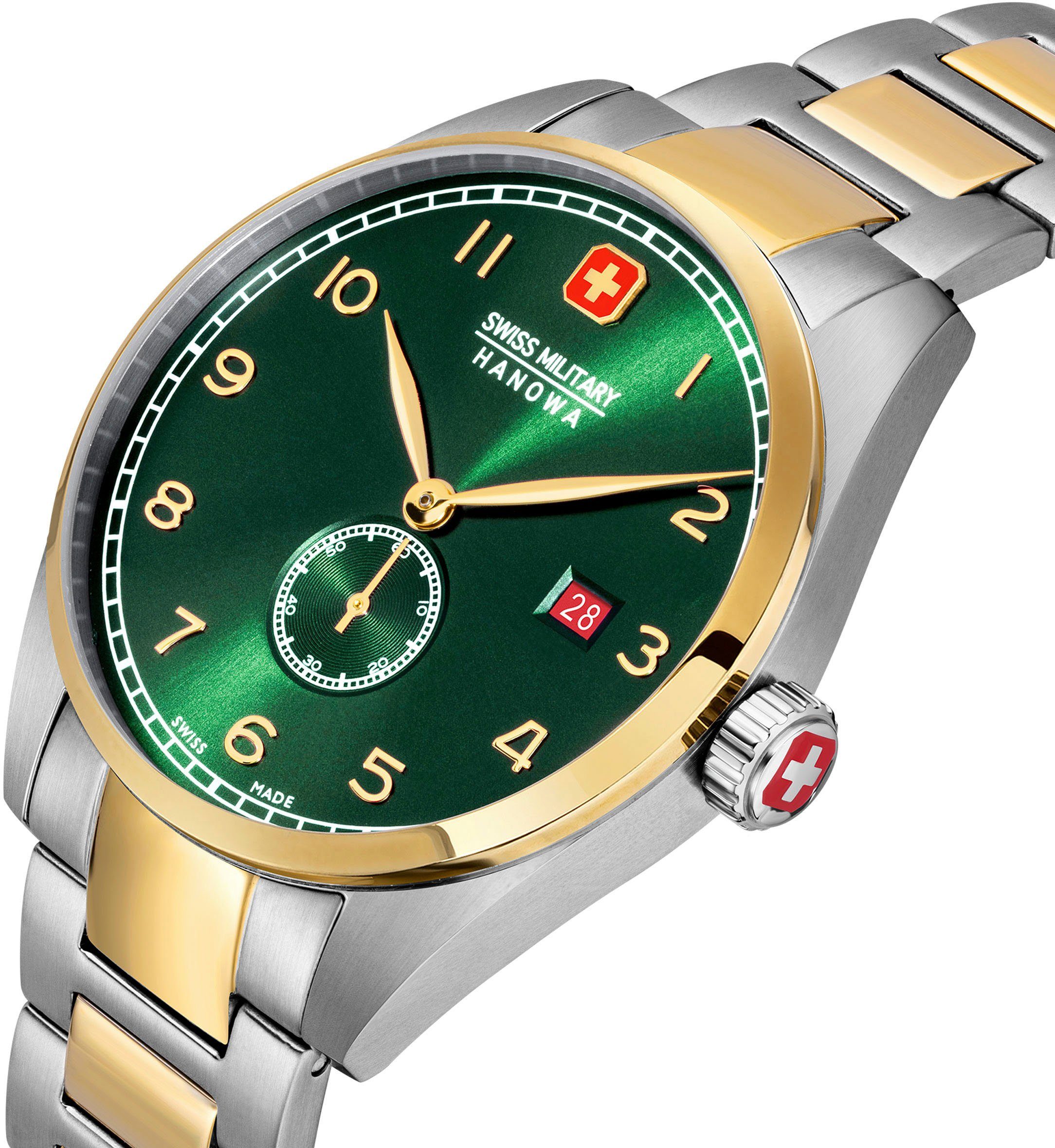 Swiss Military Hanowa Schweizer Uhr 44 SMWGH0000760, Edelstahl, mm LYNX, Gehäuse-Ø aus Gehäuse ca